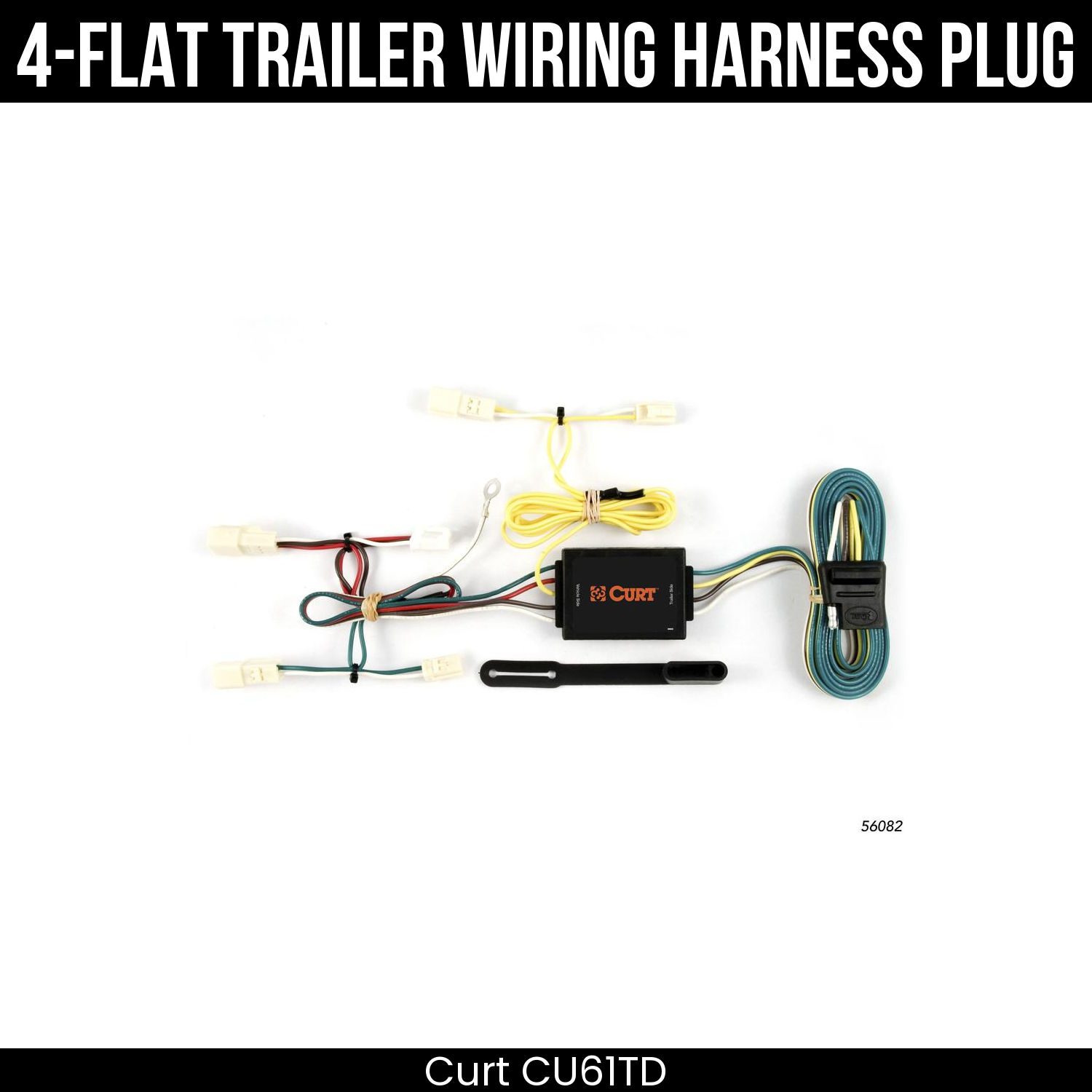 Trailer Wiring 4-Flat Plug Only