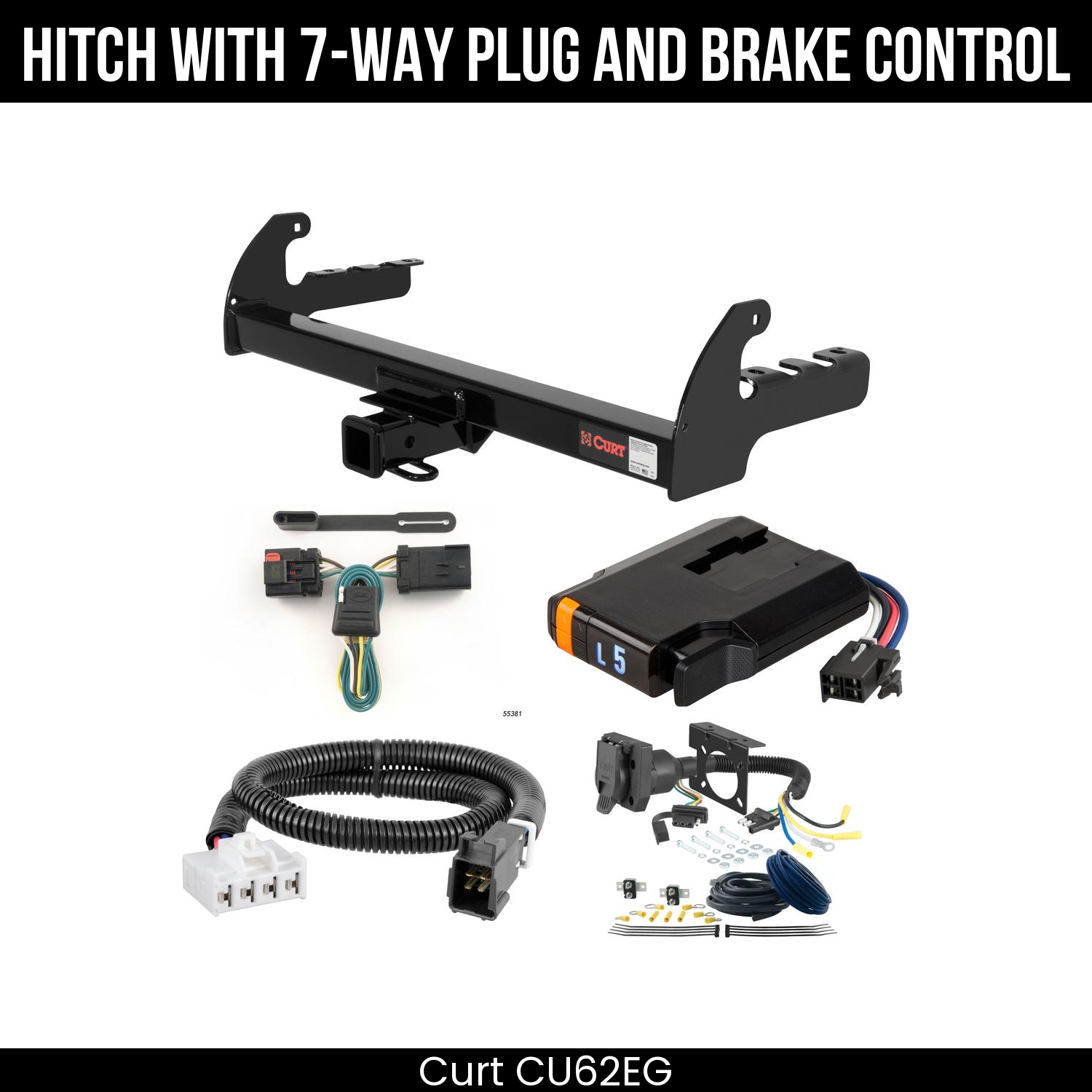Trailer Hitch , 7-Way , Discovery Next Brake Control