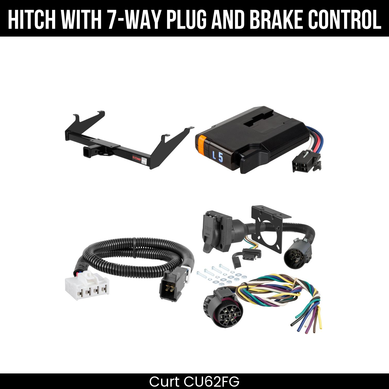 Trailer Hitch , 7-Way , Discovery Next Brake Control