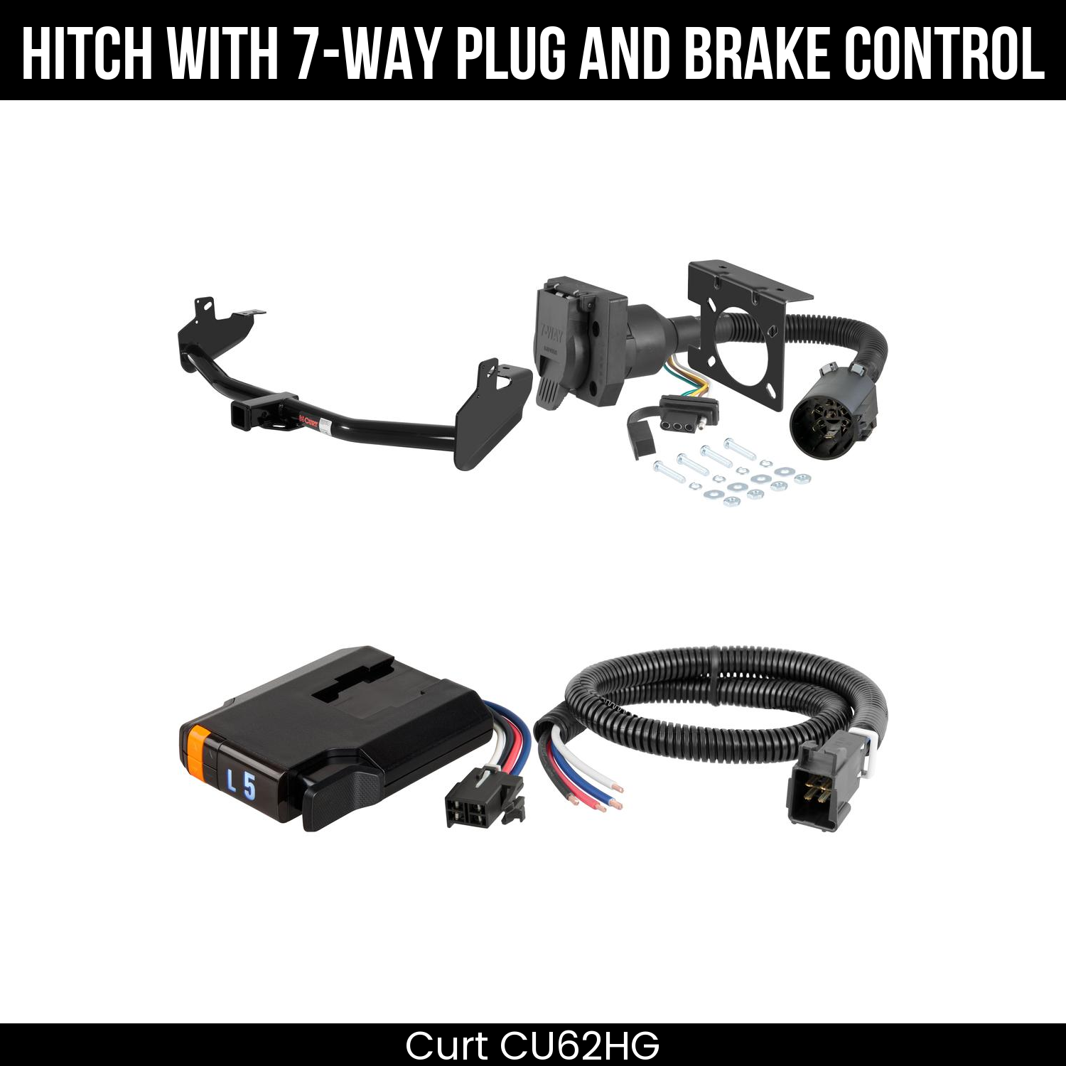 Trailer Hitch , 7-Way , Discovery Next Brake Control