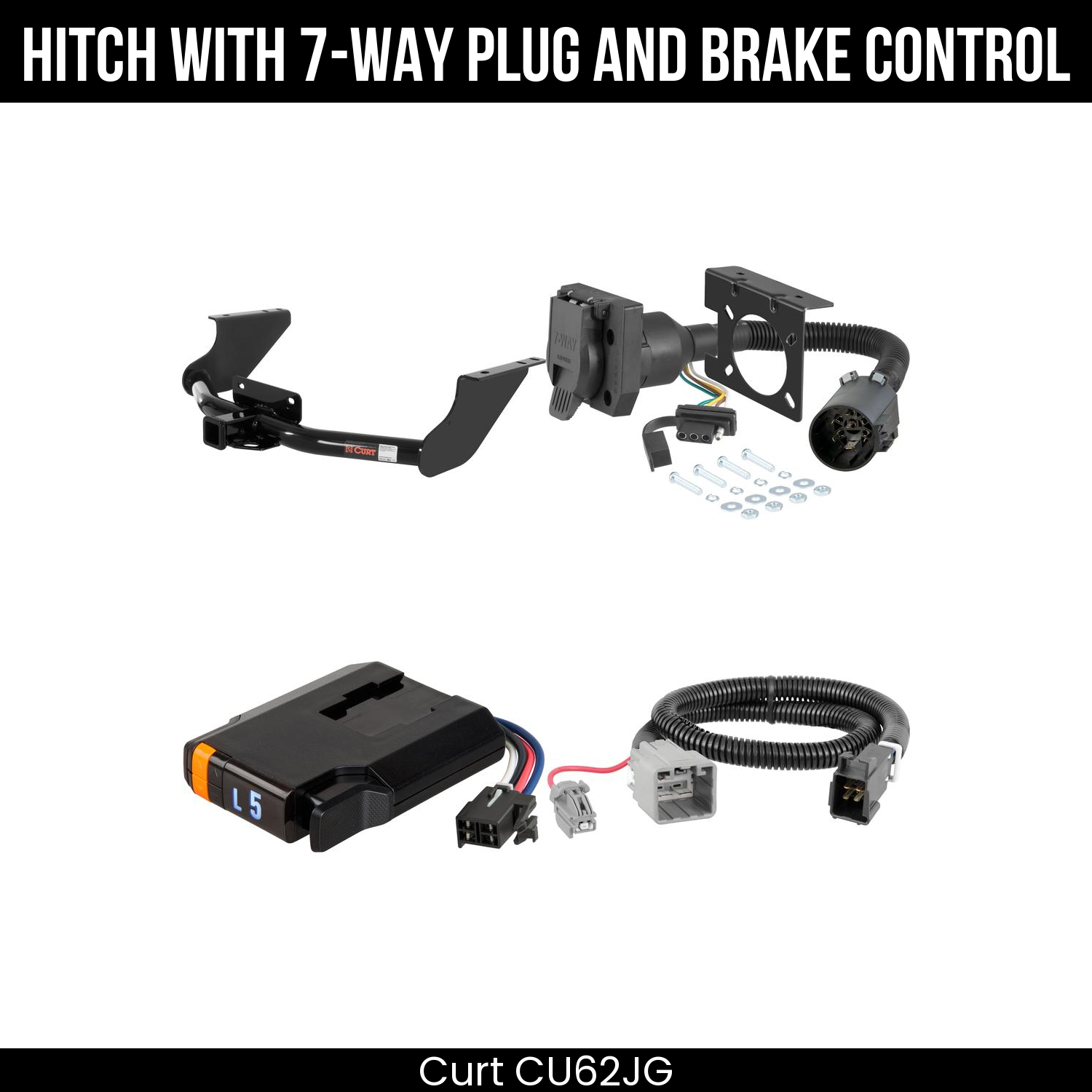 Trailer Hitch , 7-Way , Discovery Next Brake Control