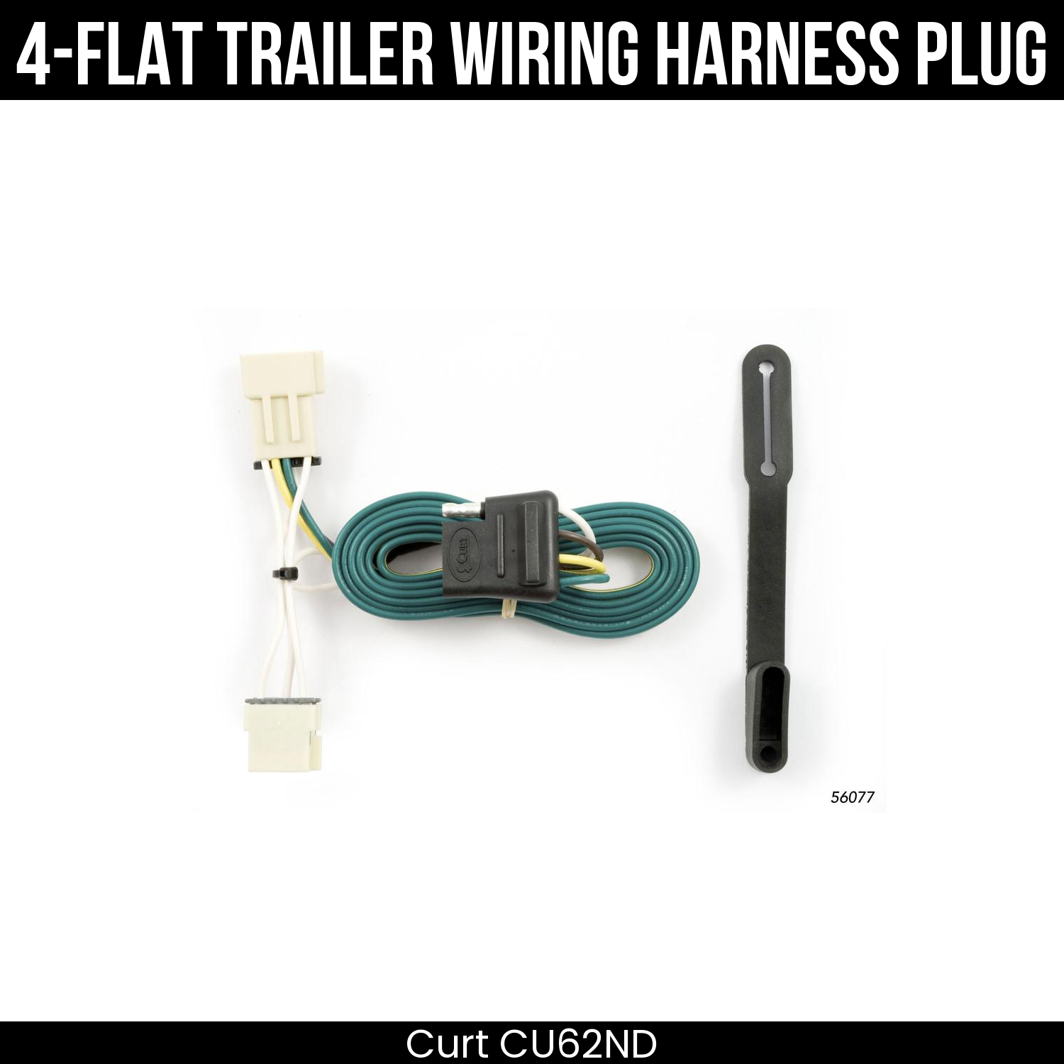 Trailer Wiring 4-Flat Plug Only