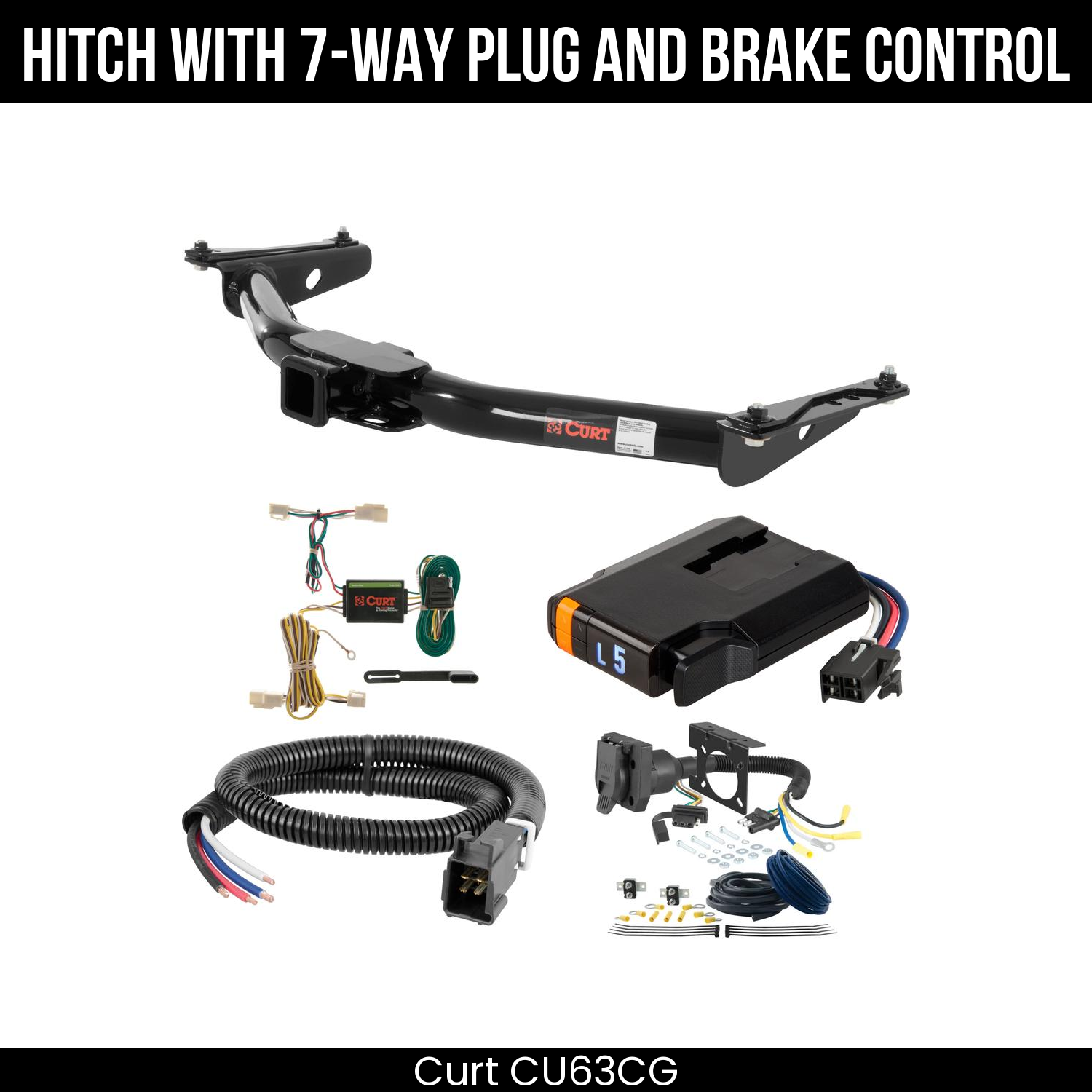 Trailer Hitch , 7-Way , Discovery Next Brake Control