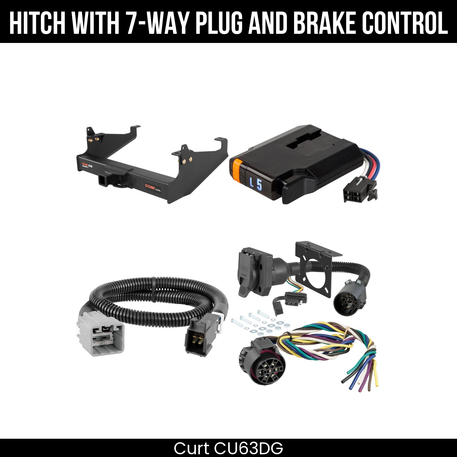 Trailer Hitch , 7-Way , Discovery Next Brake Control
