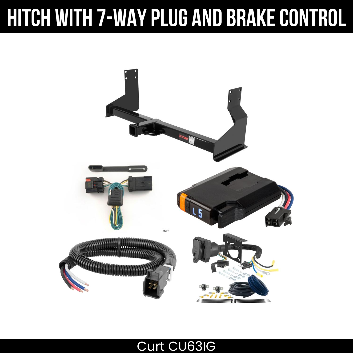 Trailer Hitch , 7-Way , Discovery Next Brake Control