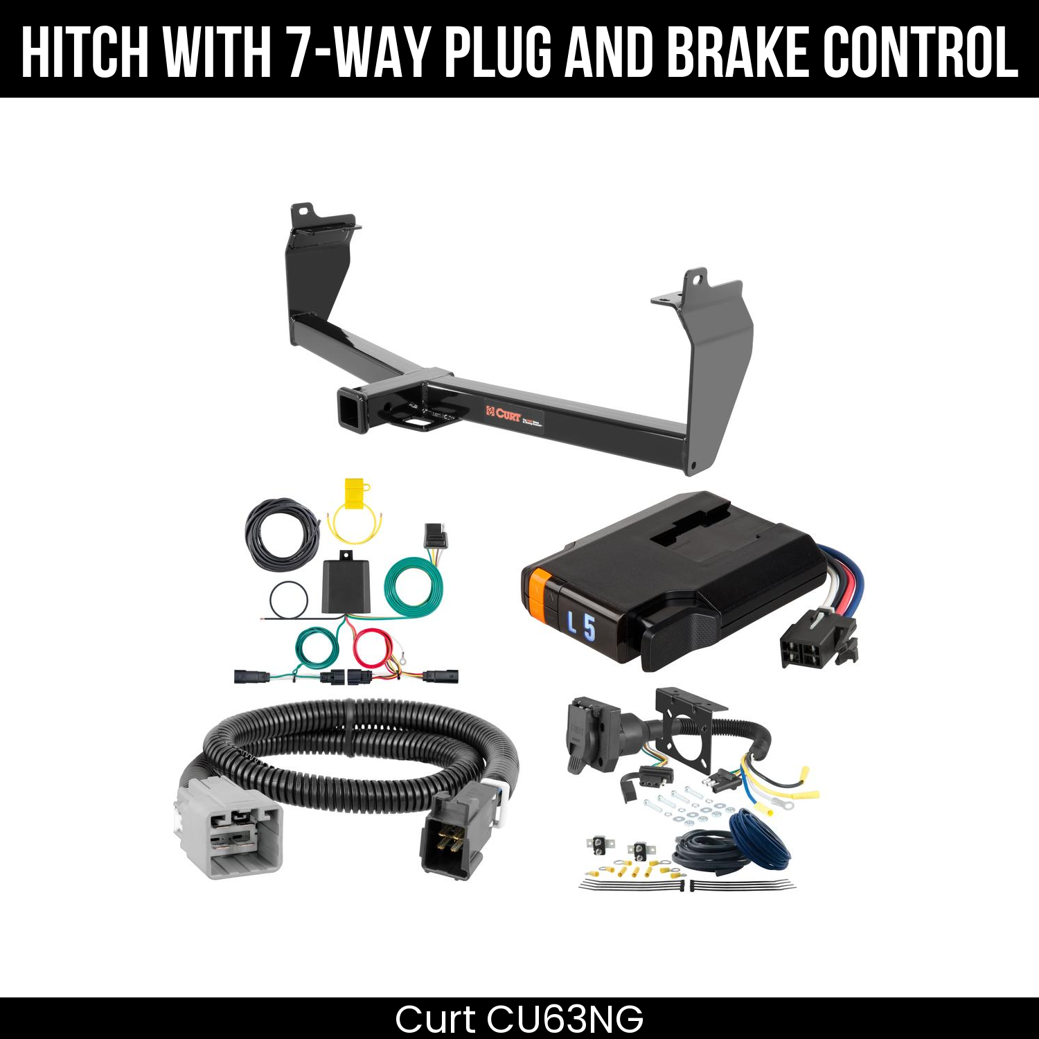Trailer Hitch , 7-Way , Discovery Next Brake Control
