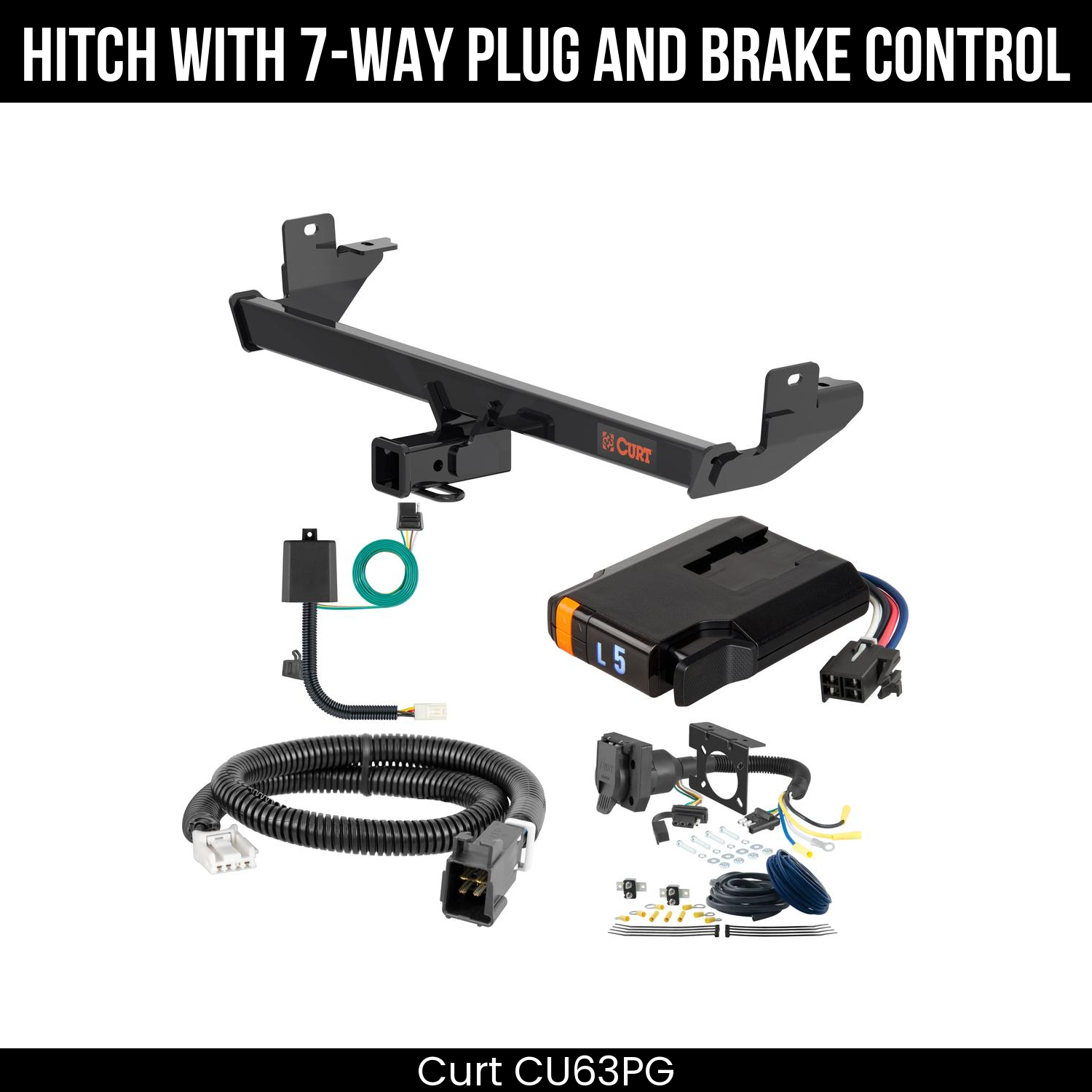 Trailer Hitch , 7-Way , Discovery Next Brake Control