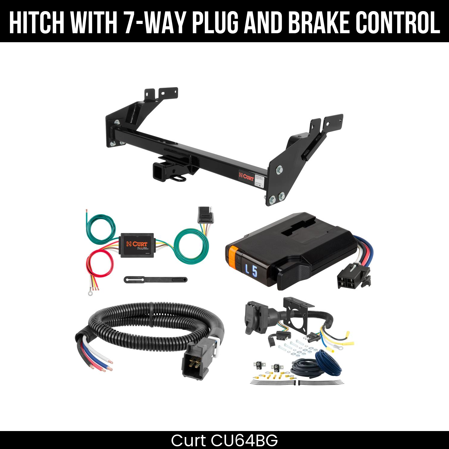 Trailer Hitch , 7-Way , Discovery Next Brake Control