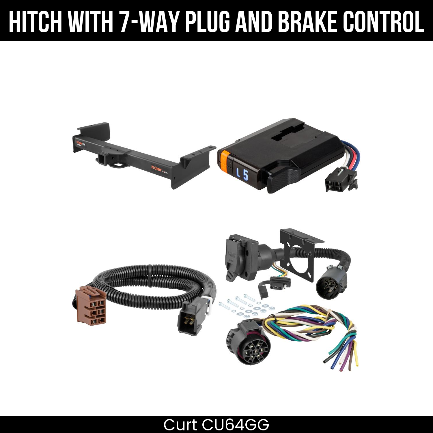 Trailer Hitch , 7-Way , Discovery Next Brake Control