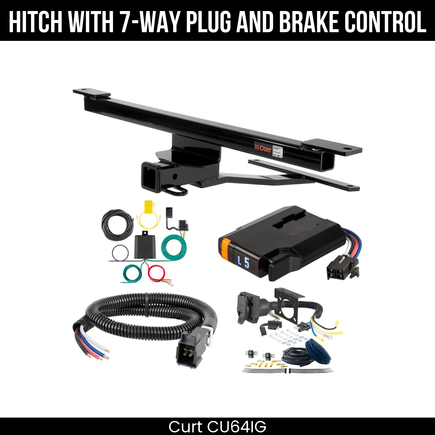 Trailer Hitch , 7-Way , Discovery Next Brake Control