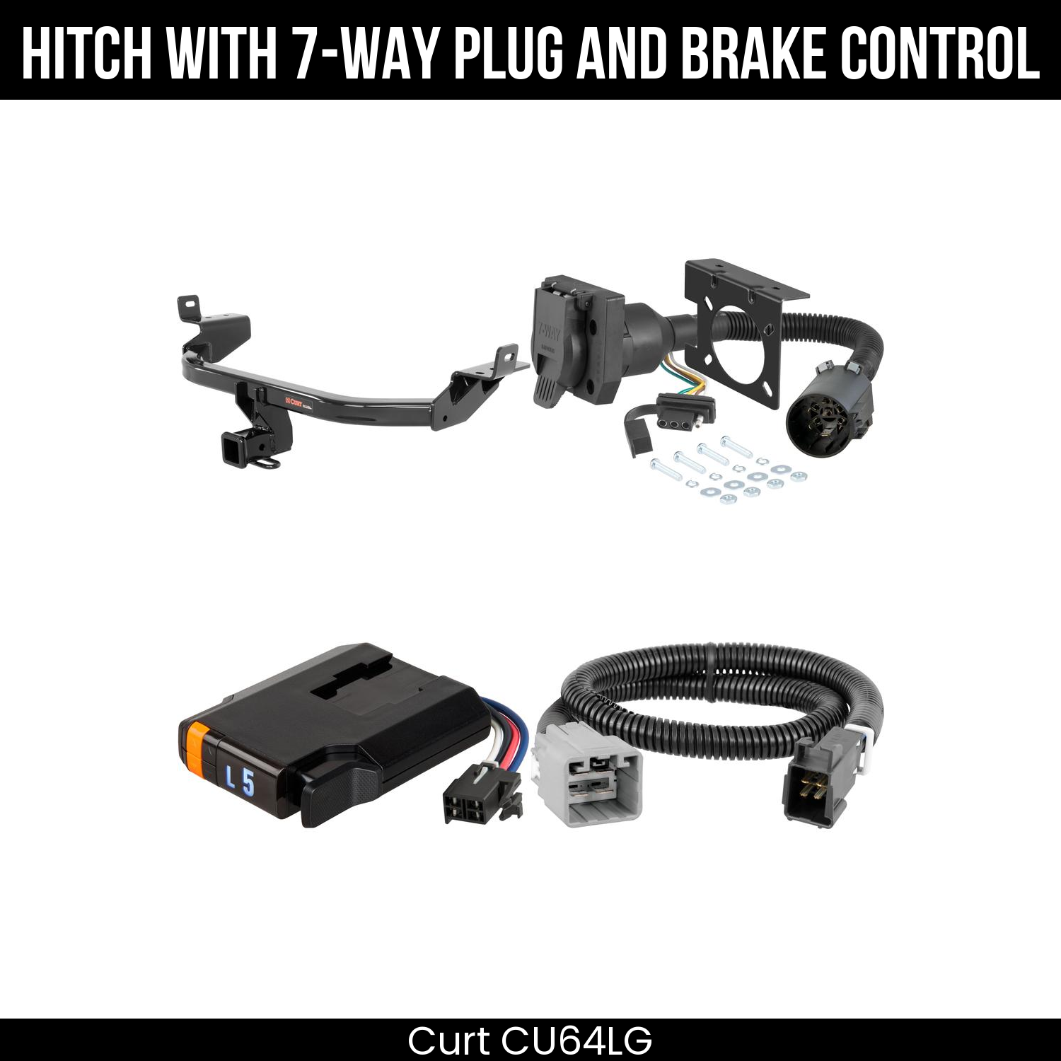 Trailer Hitch , 7-Way , Discovery Next Brake Control