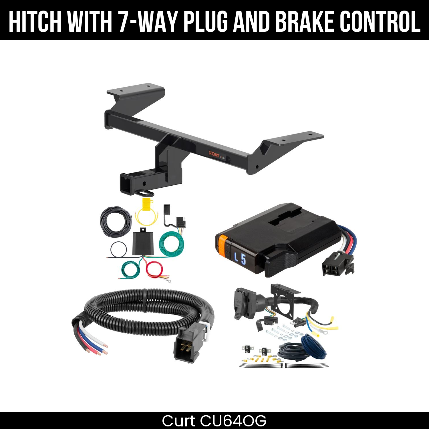 Trailer Hitch , 7-Way , Discovery Next Brake Control
