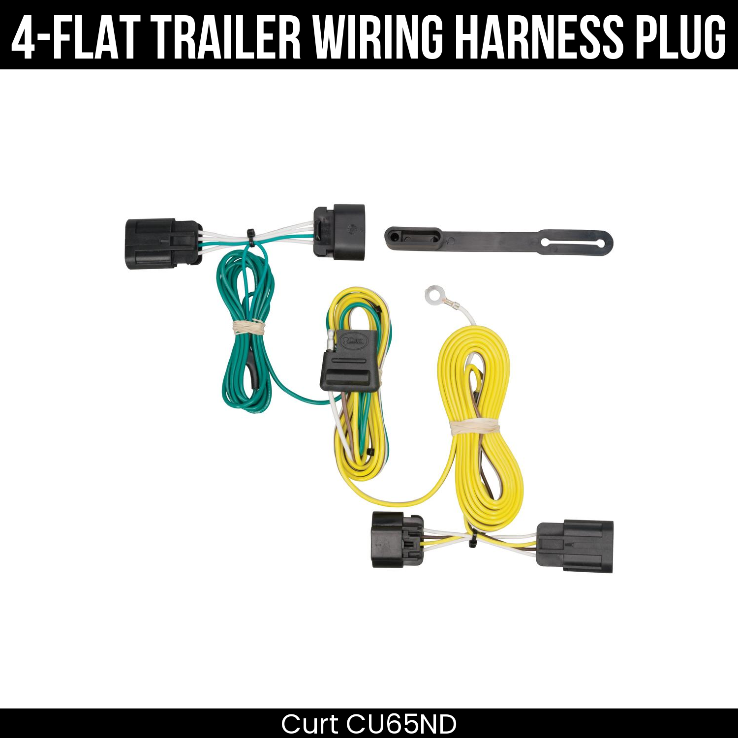 Trailer Wiring 4-Flat Plug Only