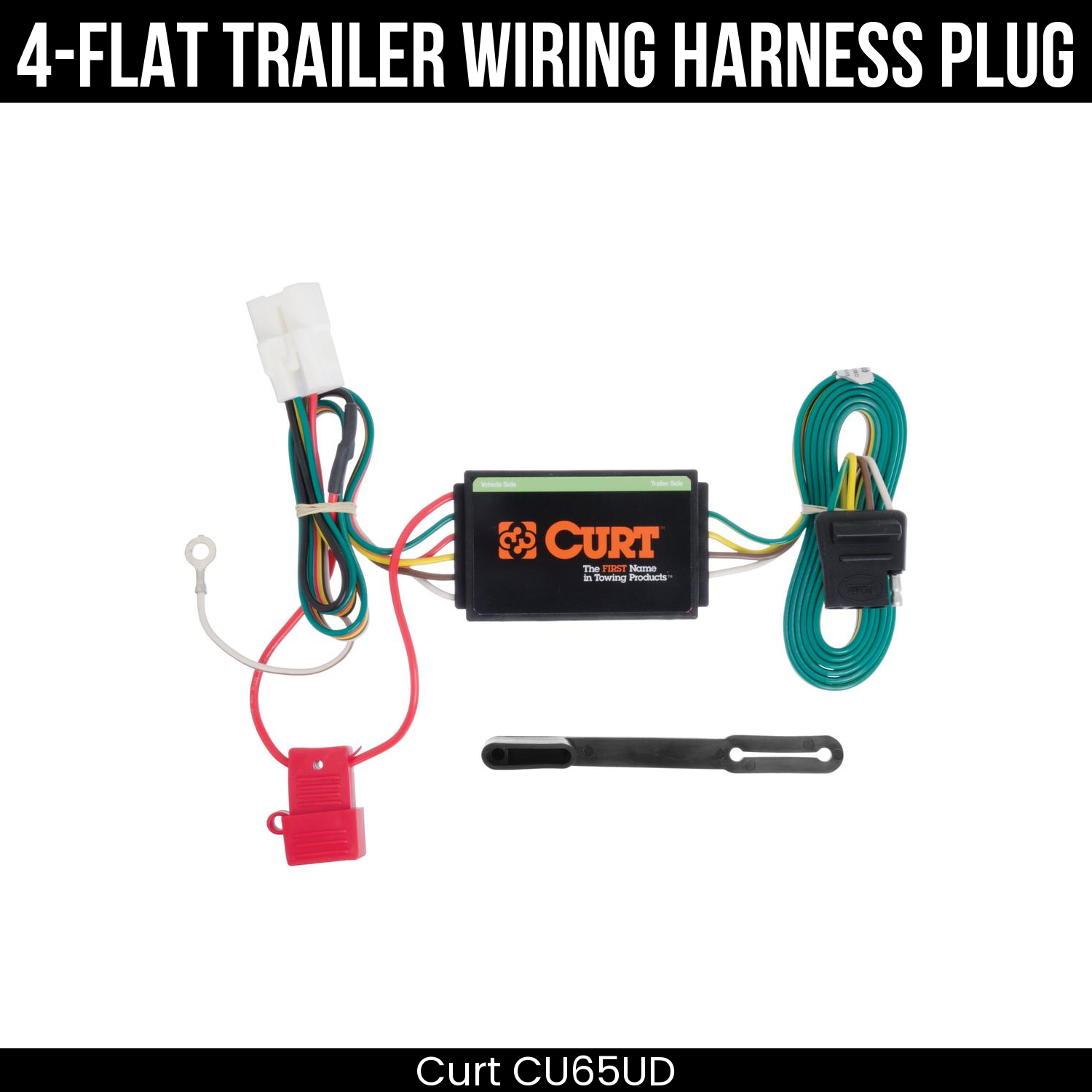 Trailer Wiring 4-Flat Plug Only