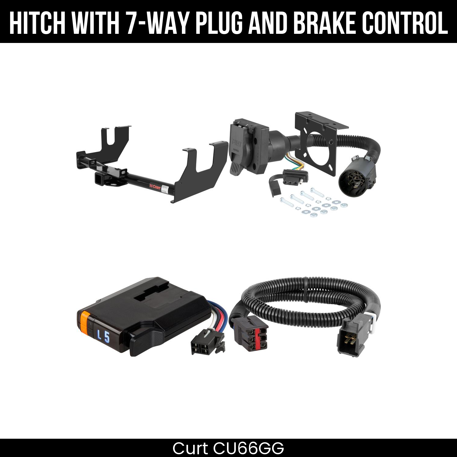 Trailer Hitch , 7-Way , Discovery Next Brake Control