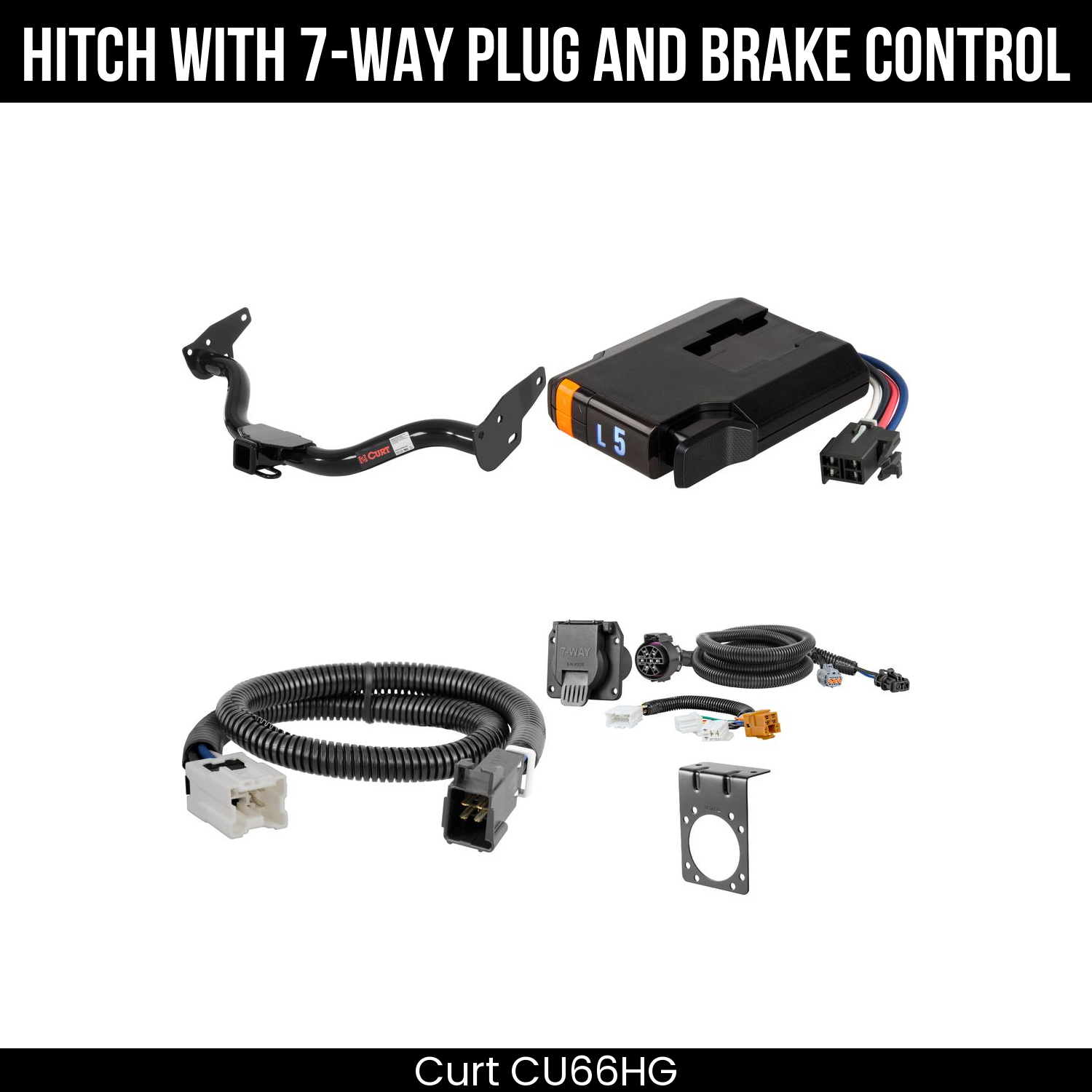 Trailer Hitch , 7-Way , Discovery Next Brake Control
