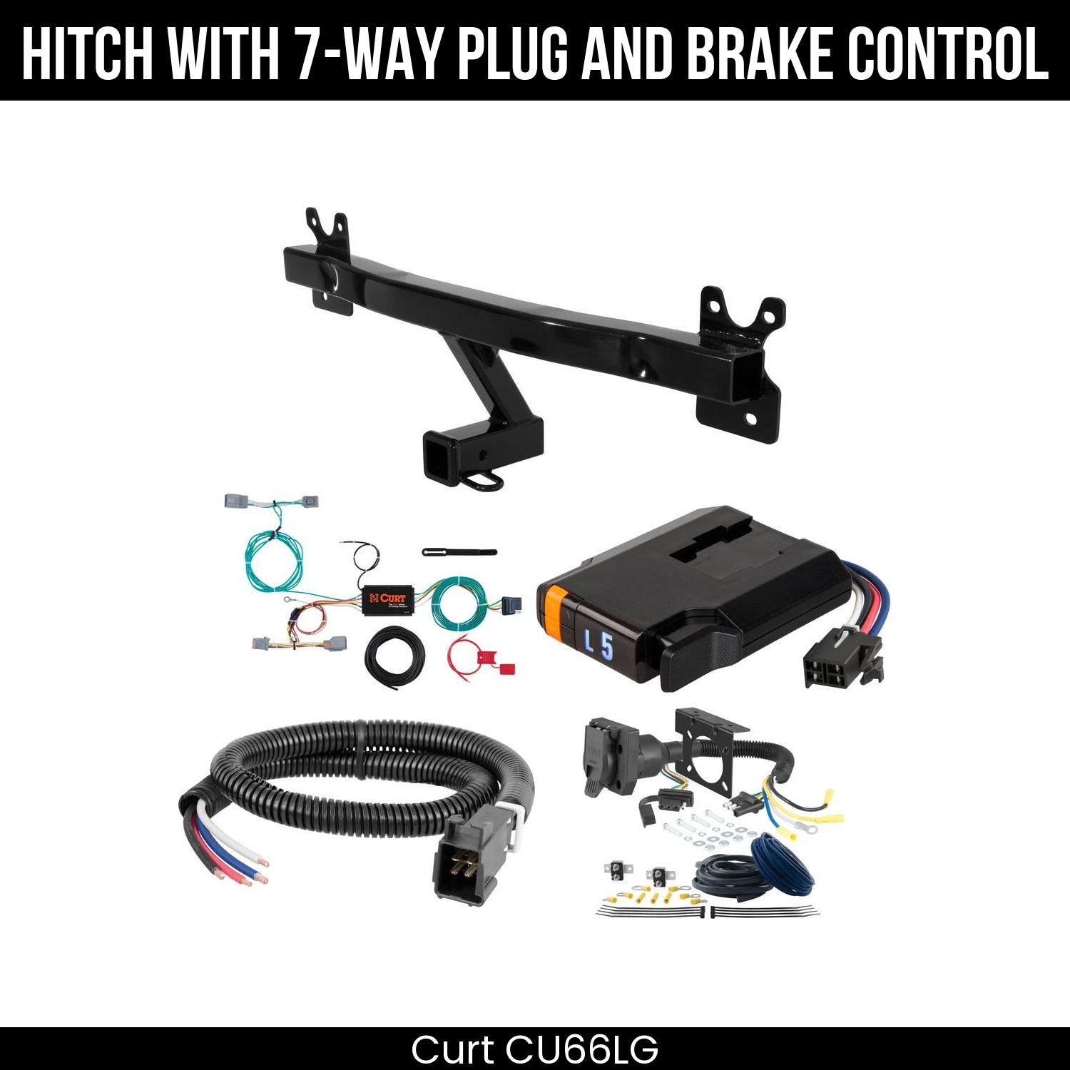 Trailer Hitch , 7-Way , Discovery Next Brake Control