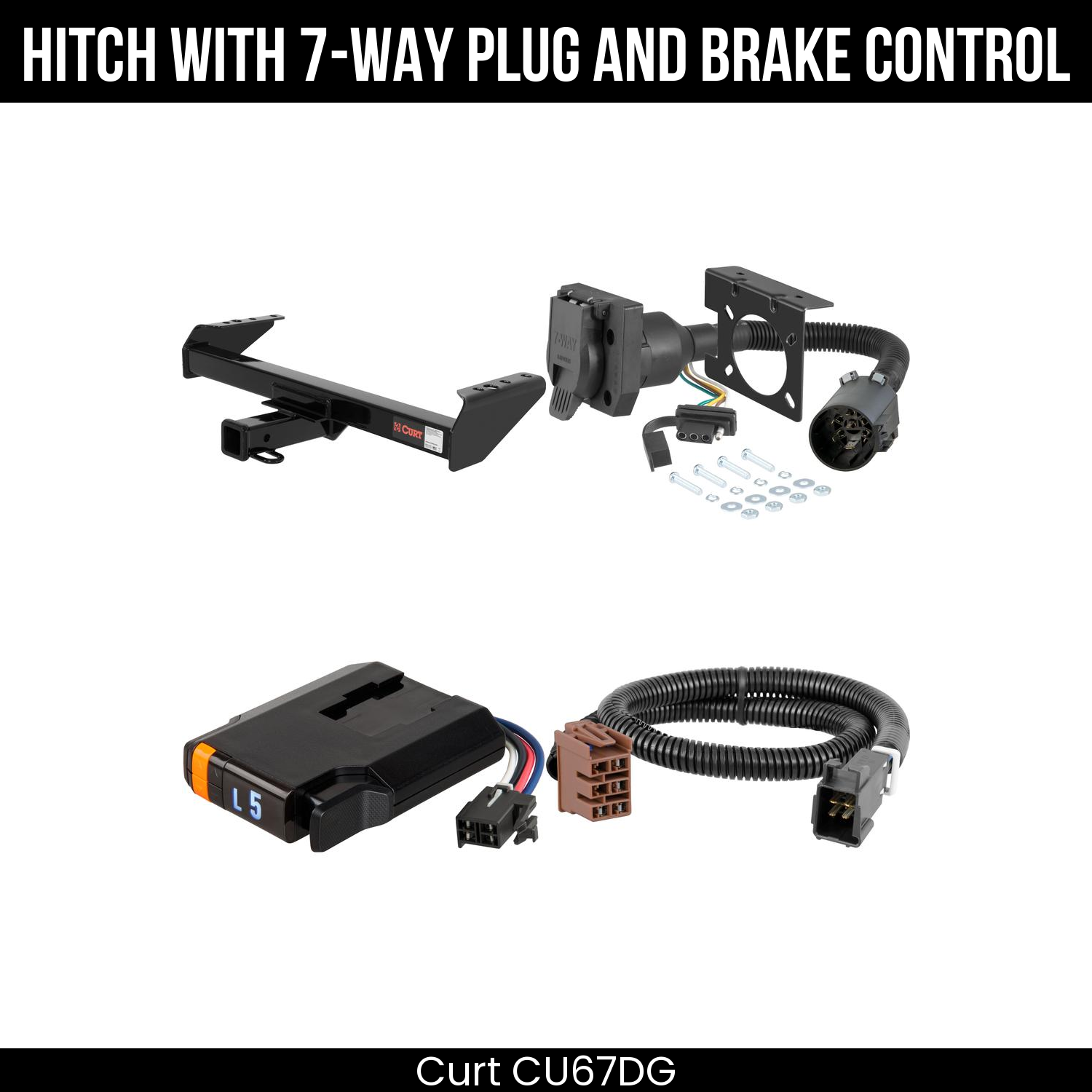 Trailer Hitch , 7-Way , Discovery Next Brake Control