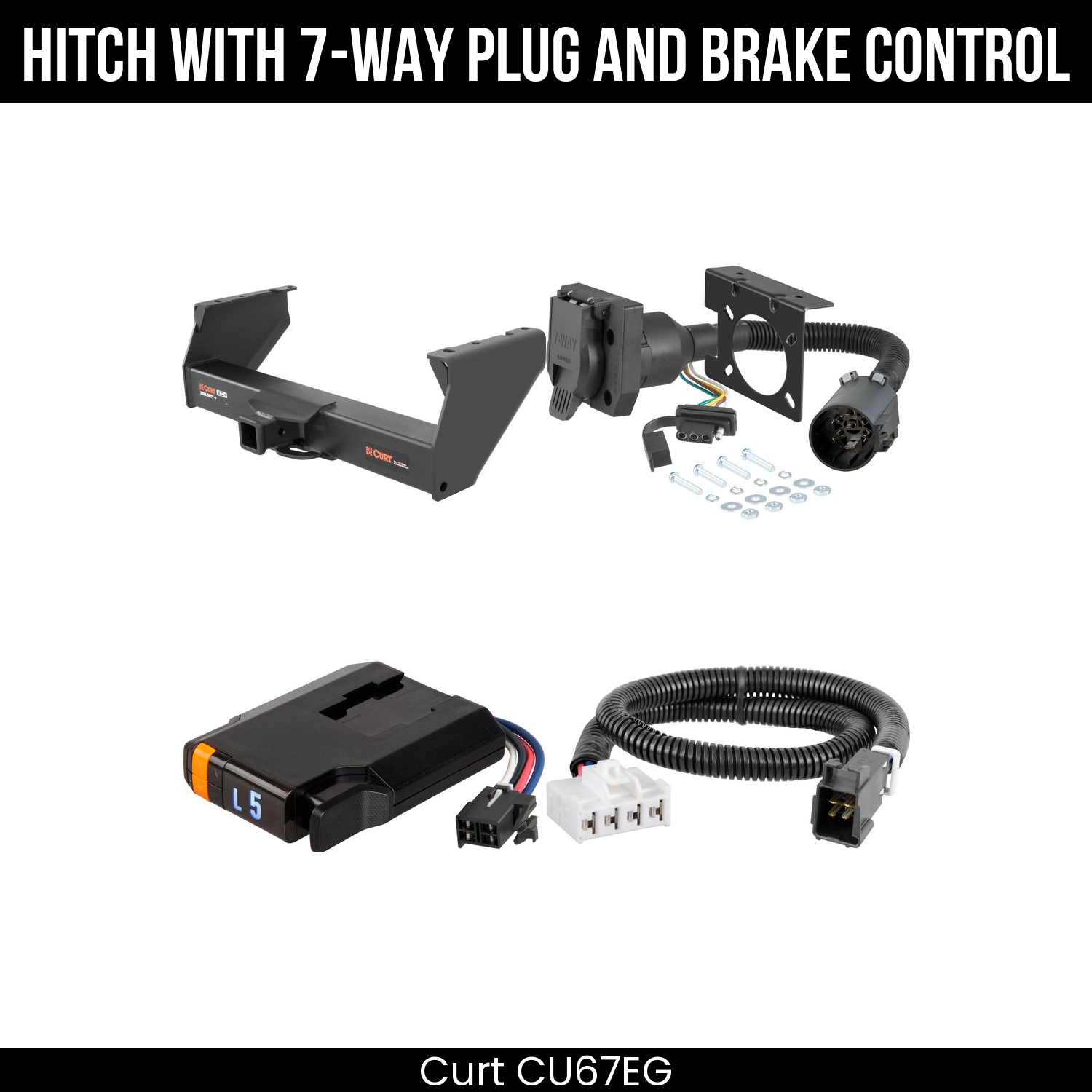 Trailer Hitch , 7-Way , Discovery Next Brake Control