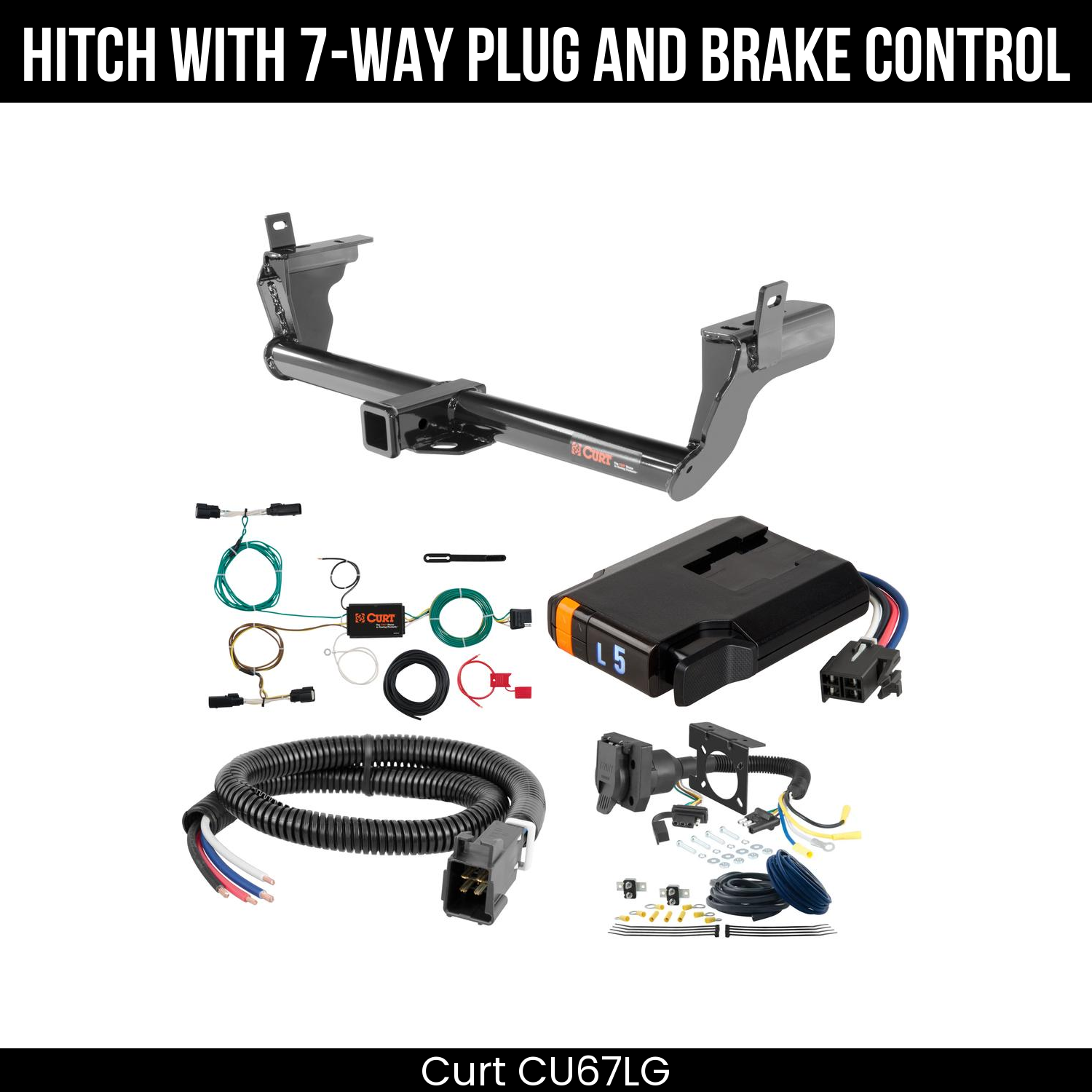 Trailer Hitch , 7-Way , Discovery Next Brake Control