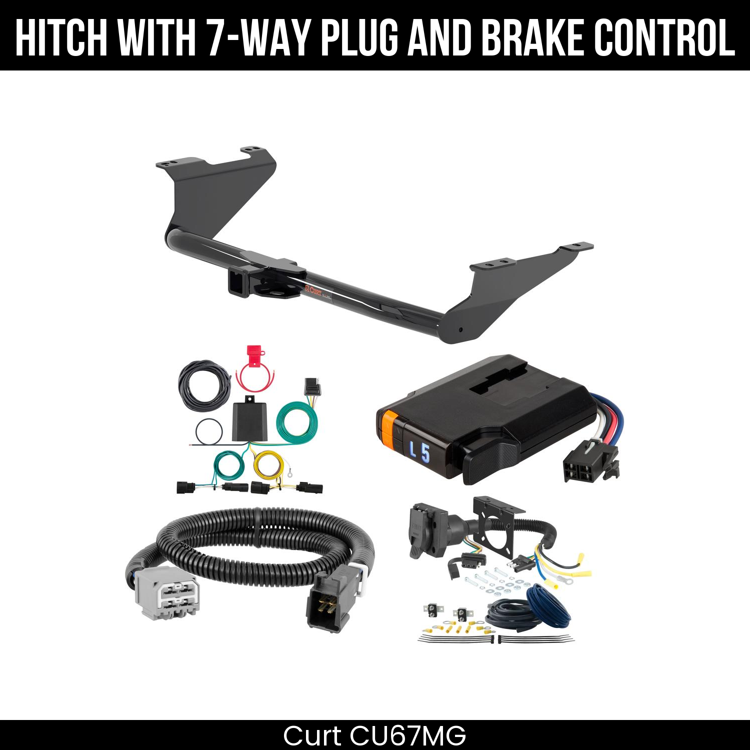 Trailer Hitch , 7-Way , Discovery Next Brake Control