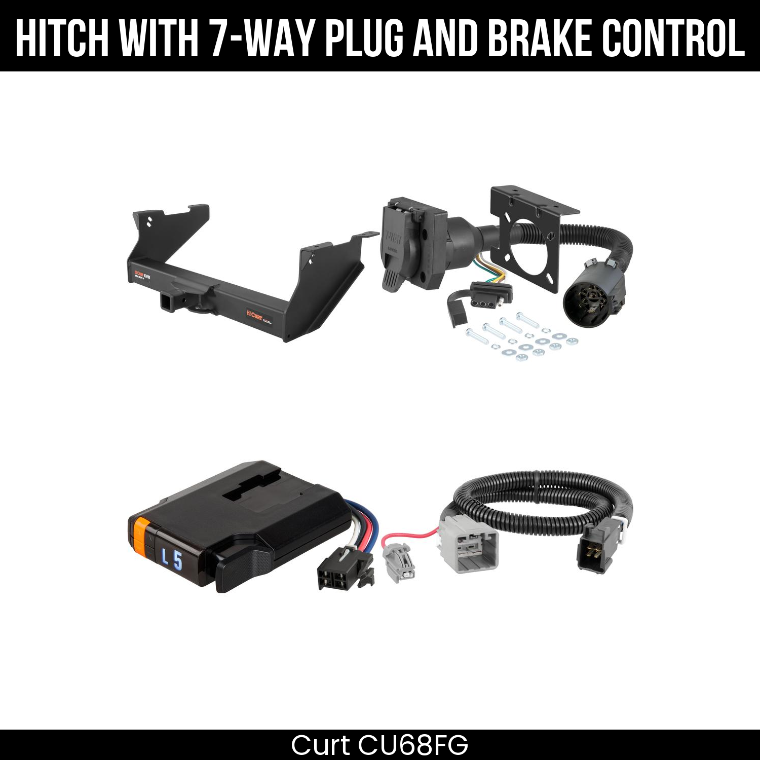 Trailer Hitch , 7-Way , Discovery Next Brake Control