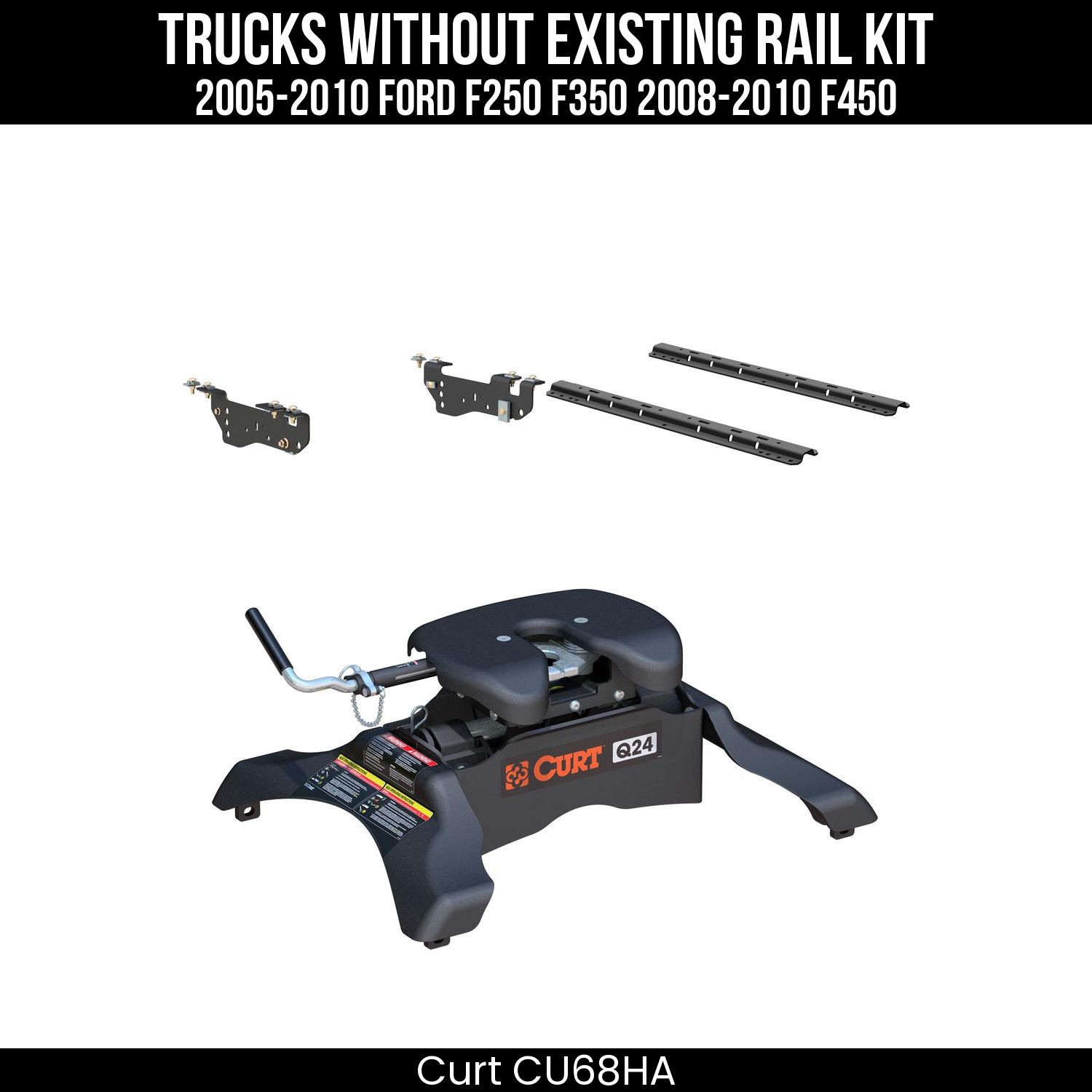 Custom 5th Wheel Brackets,Universal 5th Wheel Base Rails,Q24 5th Wheel Hitch Head