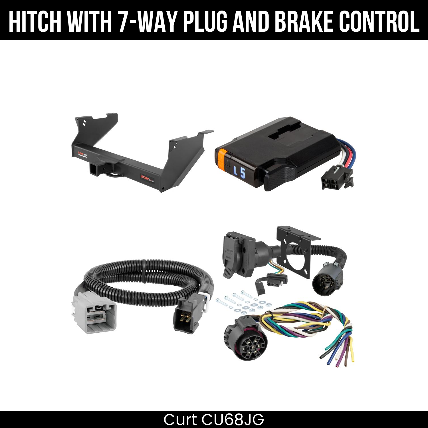 Trailer Hitch , 7-Way , Discovery Next Brake Control