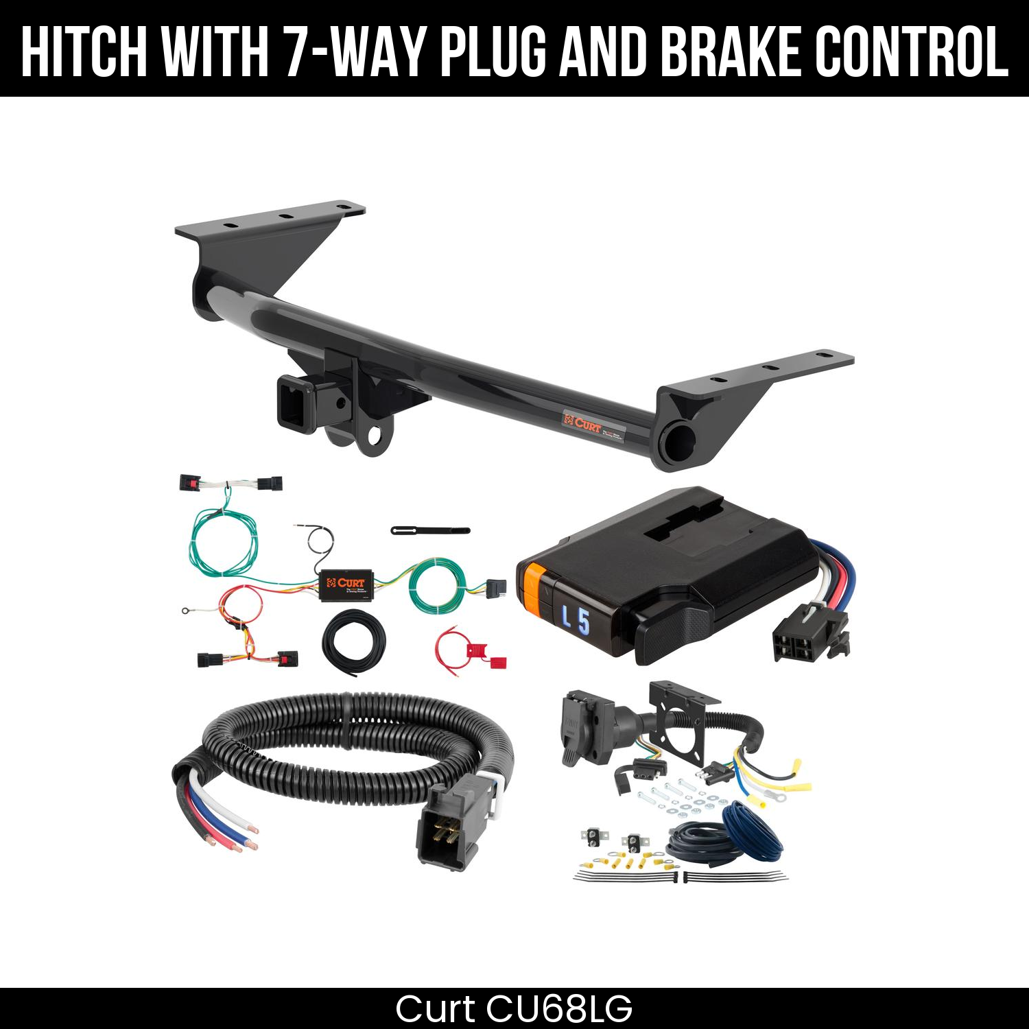 Trailer Hitch , 7-Way , Discovery Next Brake Control