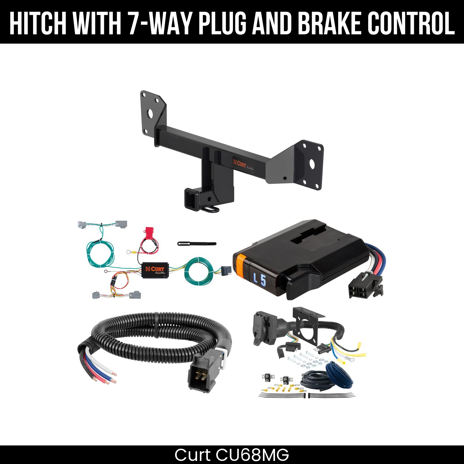 Trailer Hitch , 7-Way , Discovery Next Brake Control