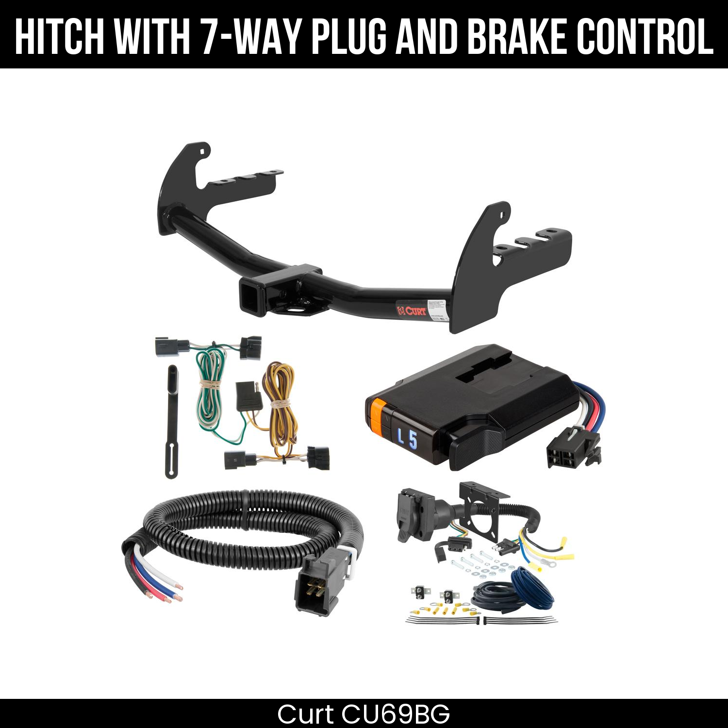 Trailer Hitch , 7-Way , Discovery Next Brake Control