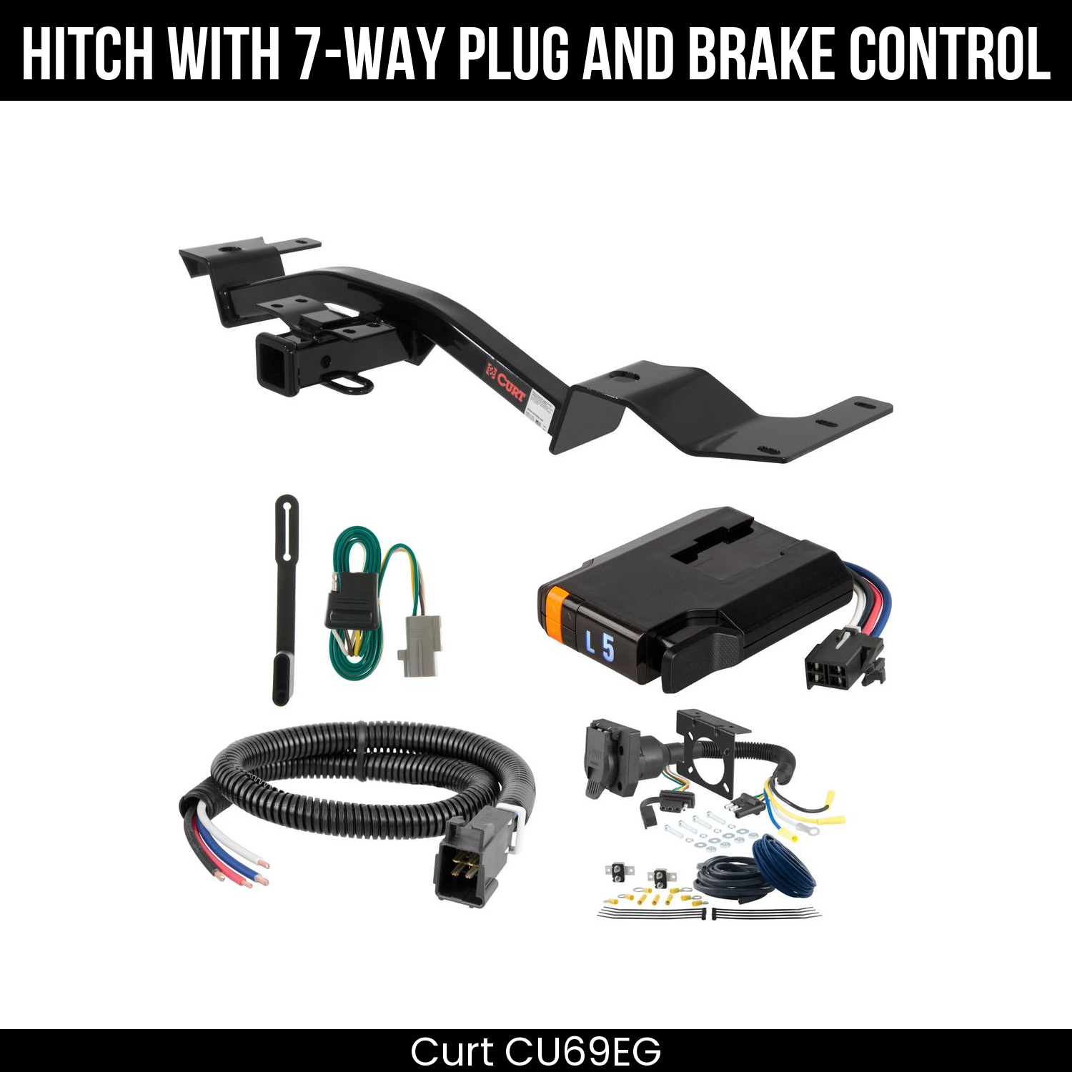 Trailer Hitch , 7-Way , Discovery Next Brake Control