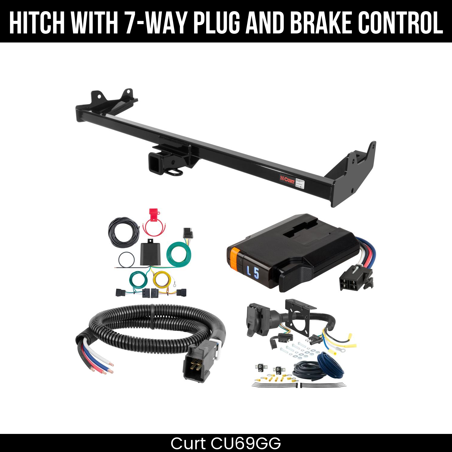 Trailer Hitch , 7-Way , Discovery Next Brake Control