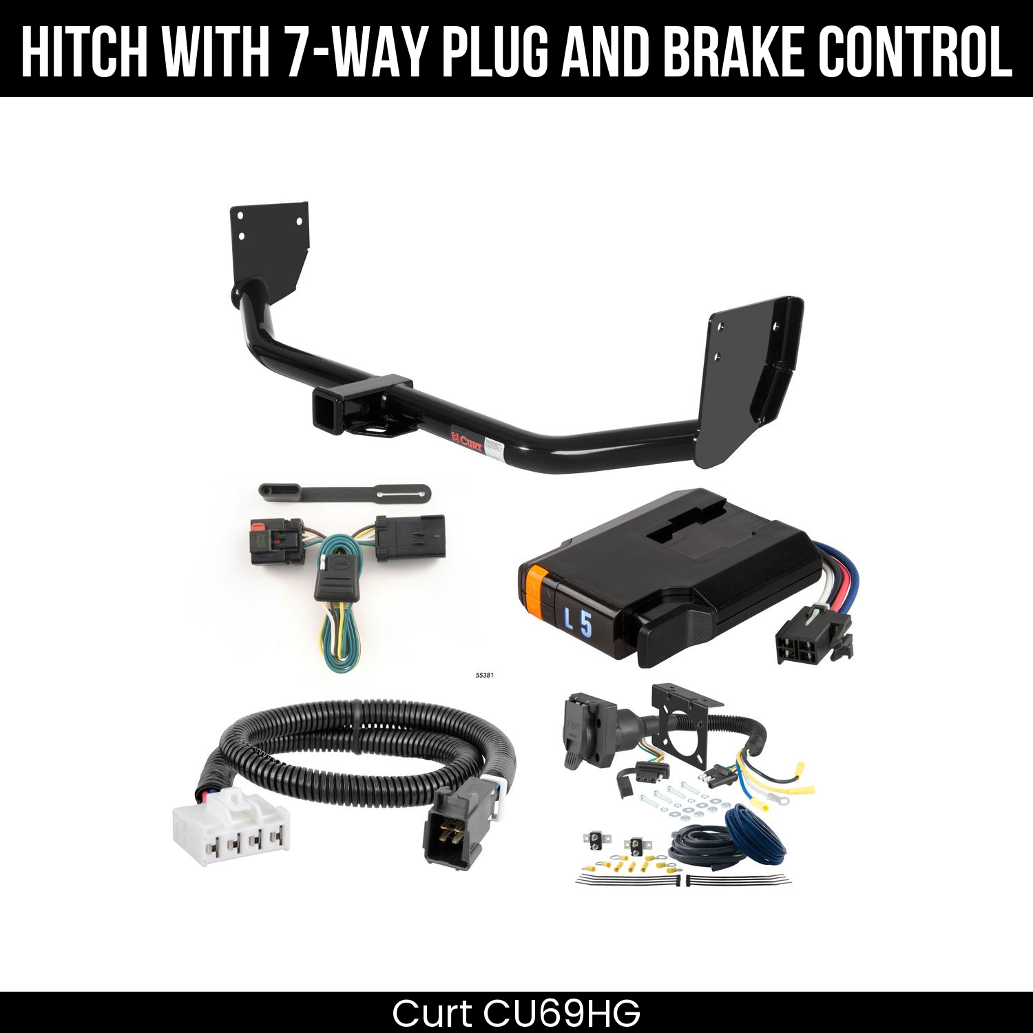Trailer Hitch , 7-Way , Discovery Next Brake Control