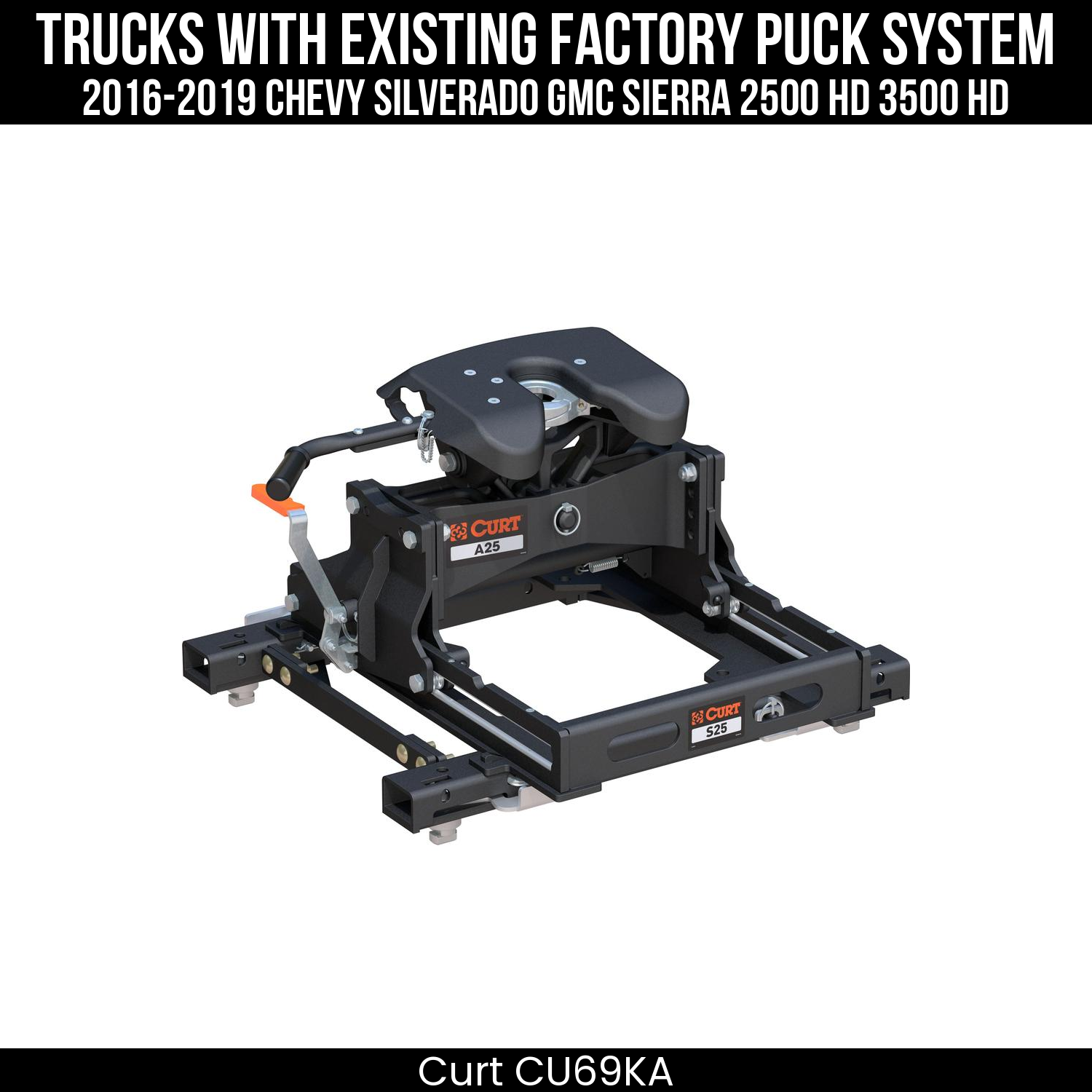 Puck 5th Wheel Rails,S25 5th Wheel Slider 25K,A25 5th Wheel Hitch Head