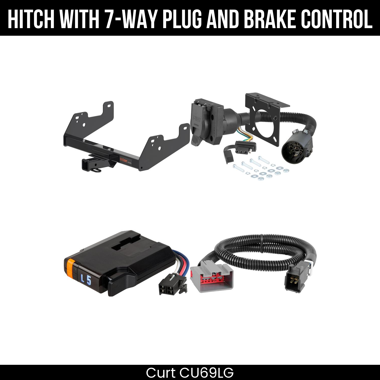 Trailer Hitch , 7-Way , Discovery Next Brake Control