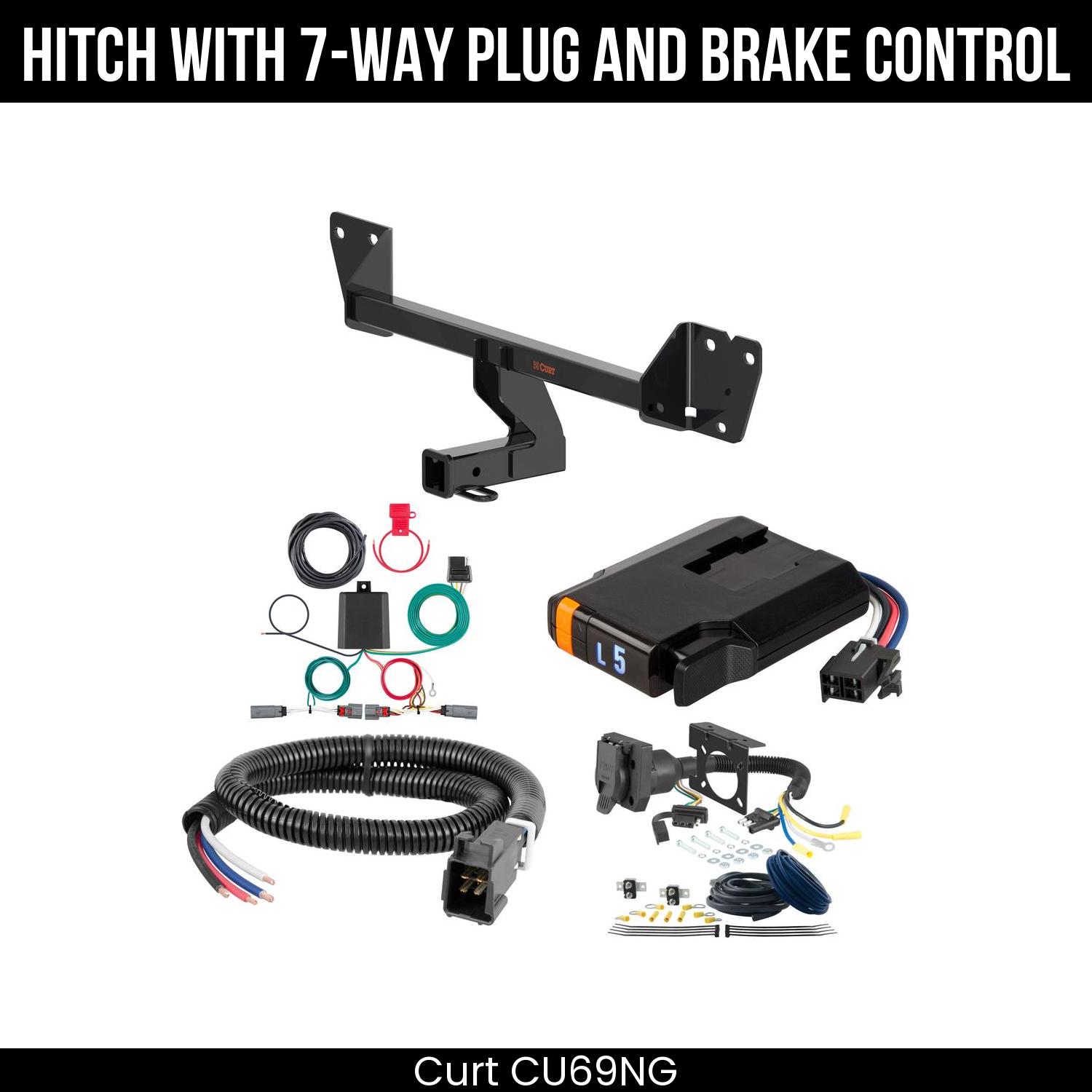 Trailer Hitch , 7-Way , Discovery Next Brake Control
