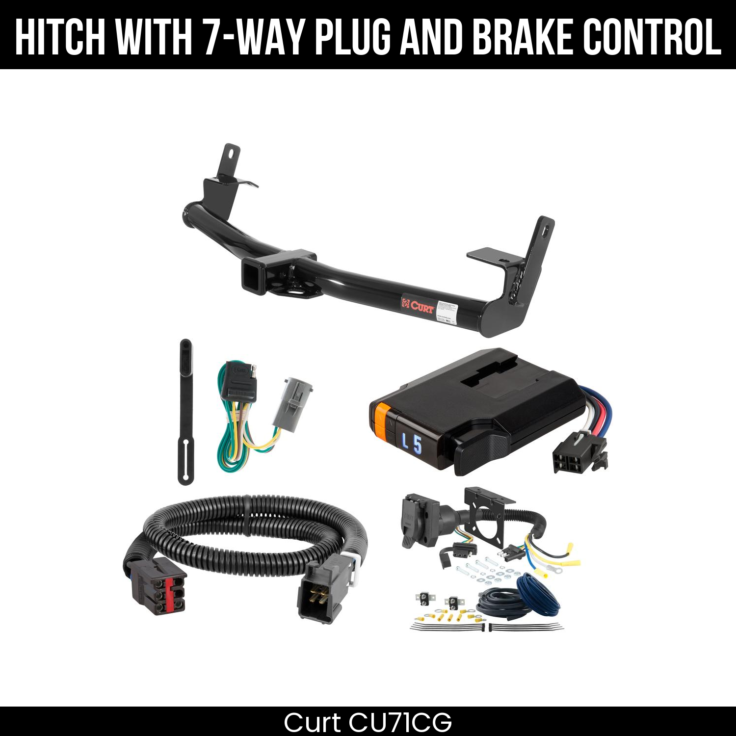 Trailer Hitch , 7-Way , Discovery Next Brake Control