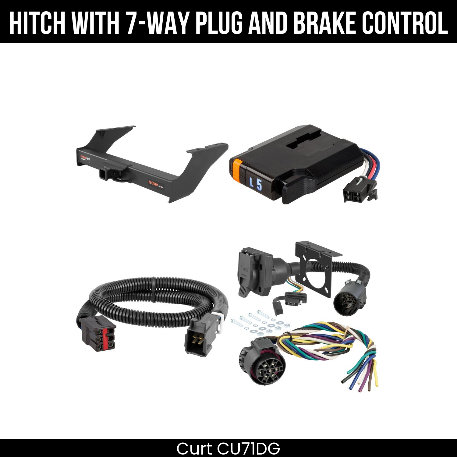 Trailer Hitch , 7-Way , Discovery Next Brake Control