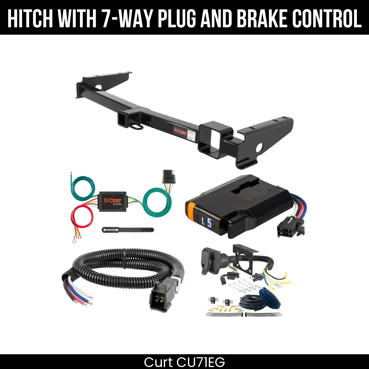 Trailer Hitch , 7-Way , Discovery Next Brake Control