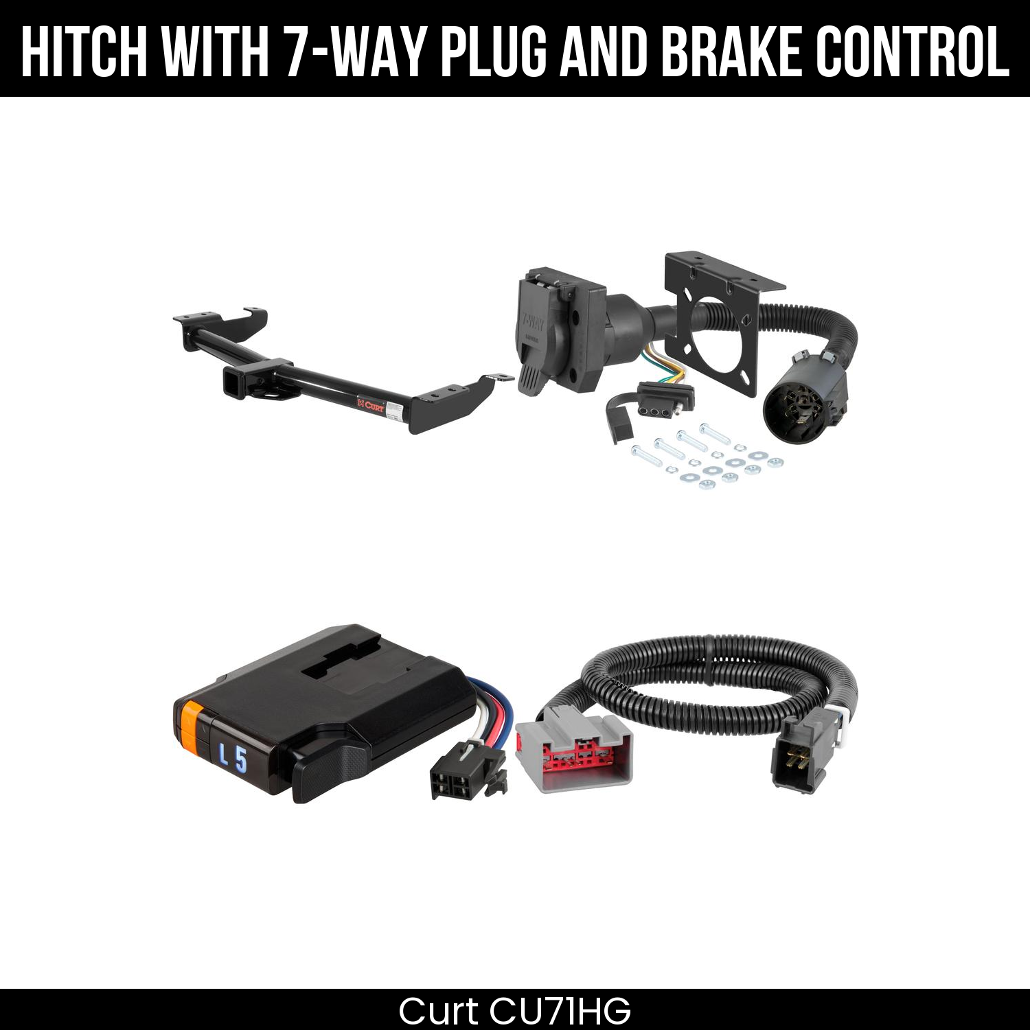 Trailer Hitch , 7-Way , Discovery Next Brake Control