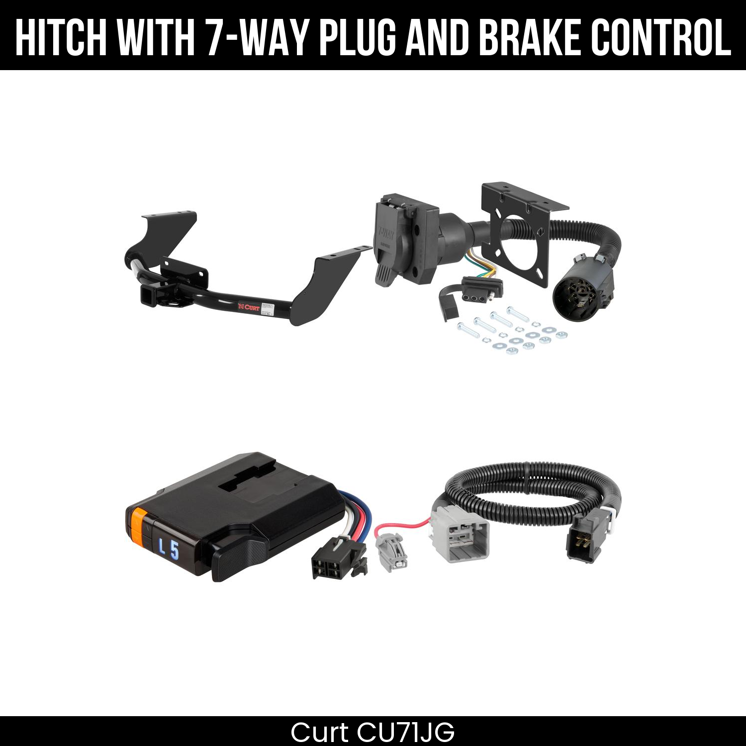 Trailer Hitch , 7-Way , Discovery Next Brake Control