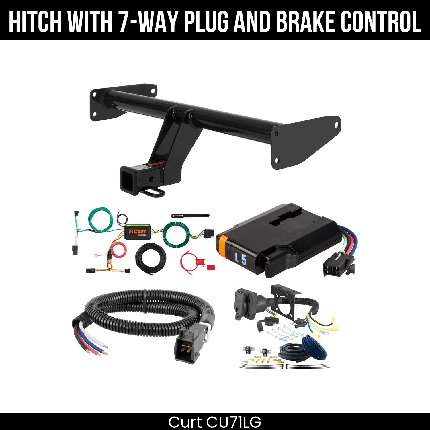 Trailer Hitch , 7-Way , Discovery Next Brake Control