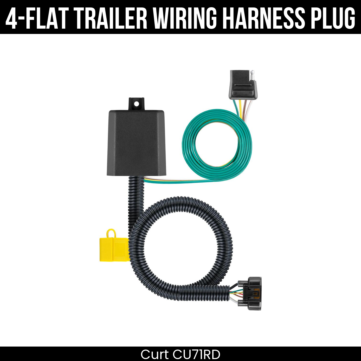 Trailer Wiring 4-Flat Plug Only
