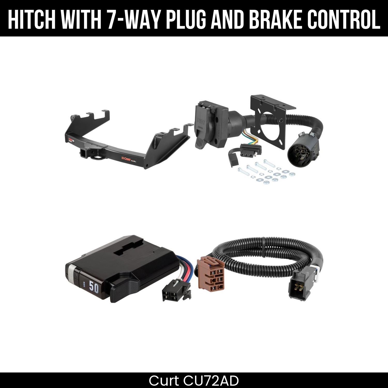 Trailer Hitch , 7-Way , TriFlex NEXT Brake Control