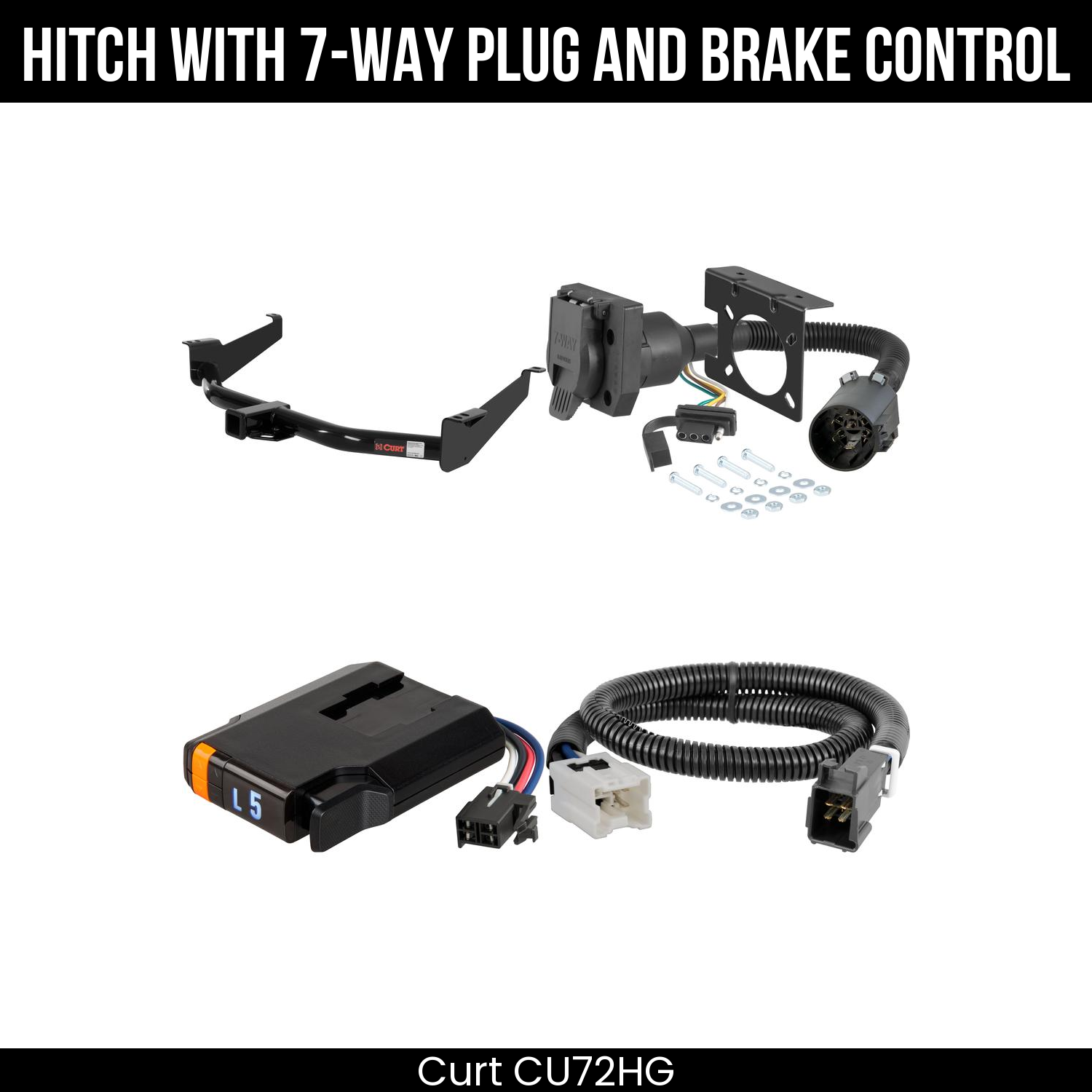 Trailer Hitch , 7-Way , Discovery Next Brake Control