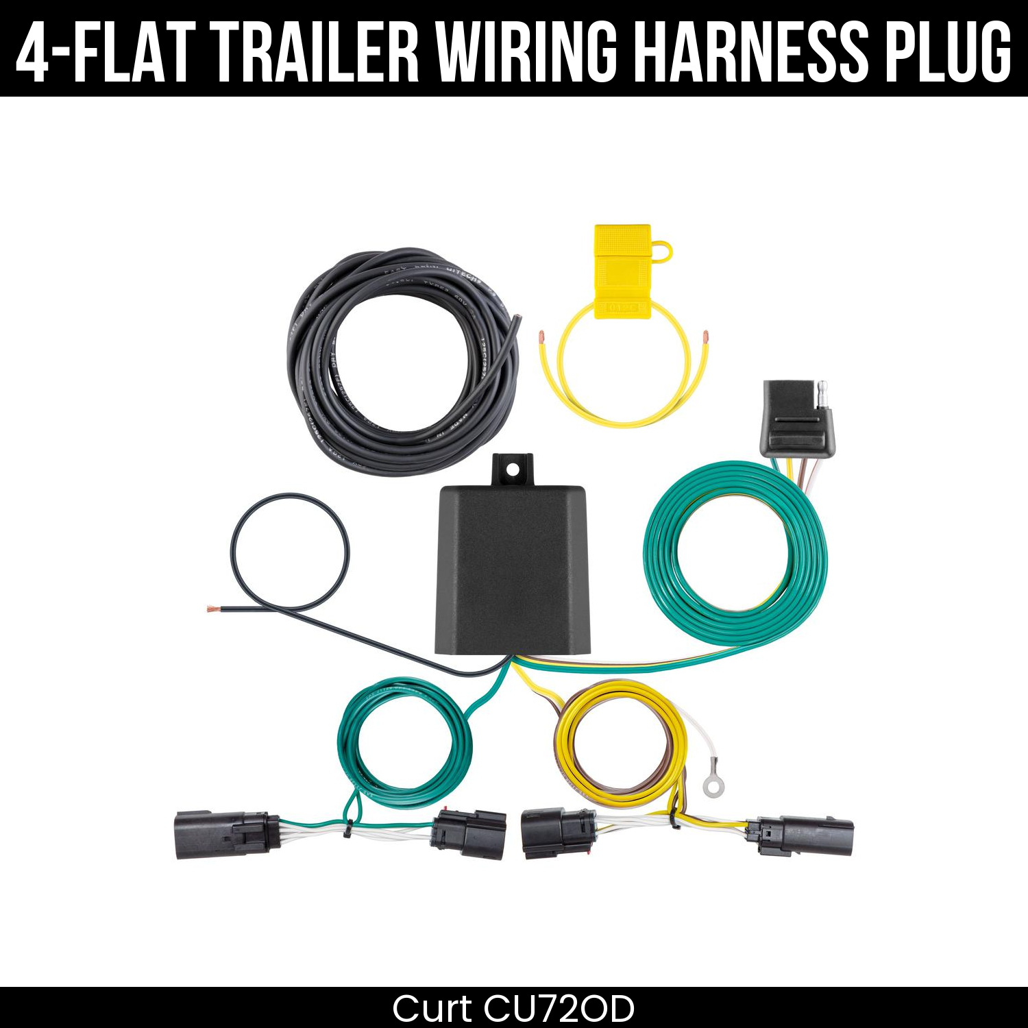 Trailer Wiring 4-Flat Plug Only