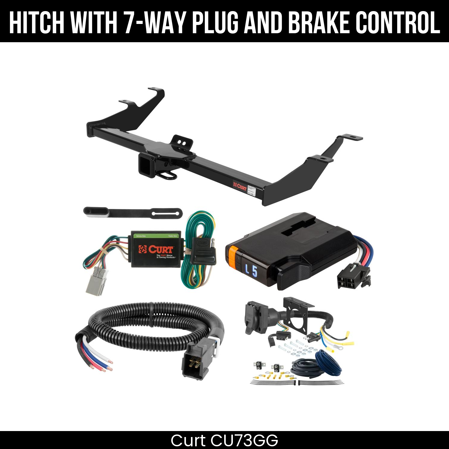 Trailer Hitch , 7-Way , Discovery Next Brake Control