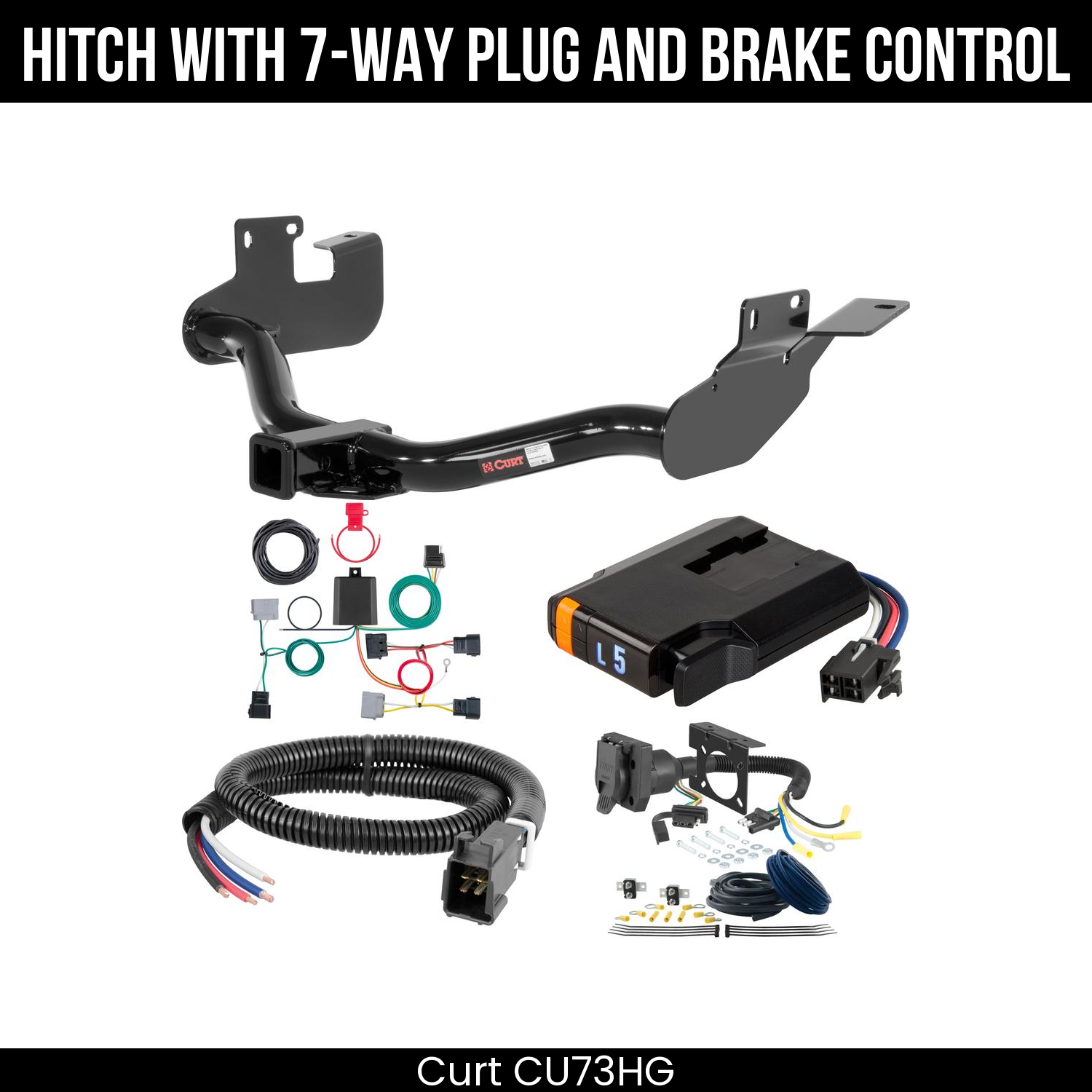 Trailer Hitch , 7-Way , Discovery Next Brake Control