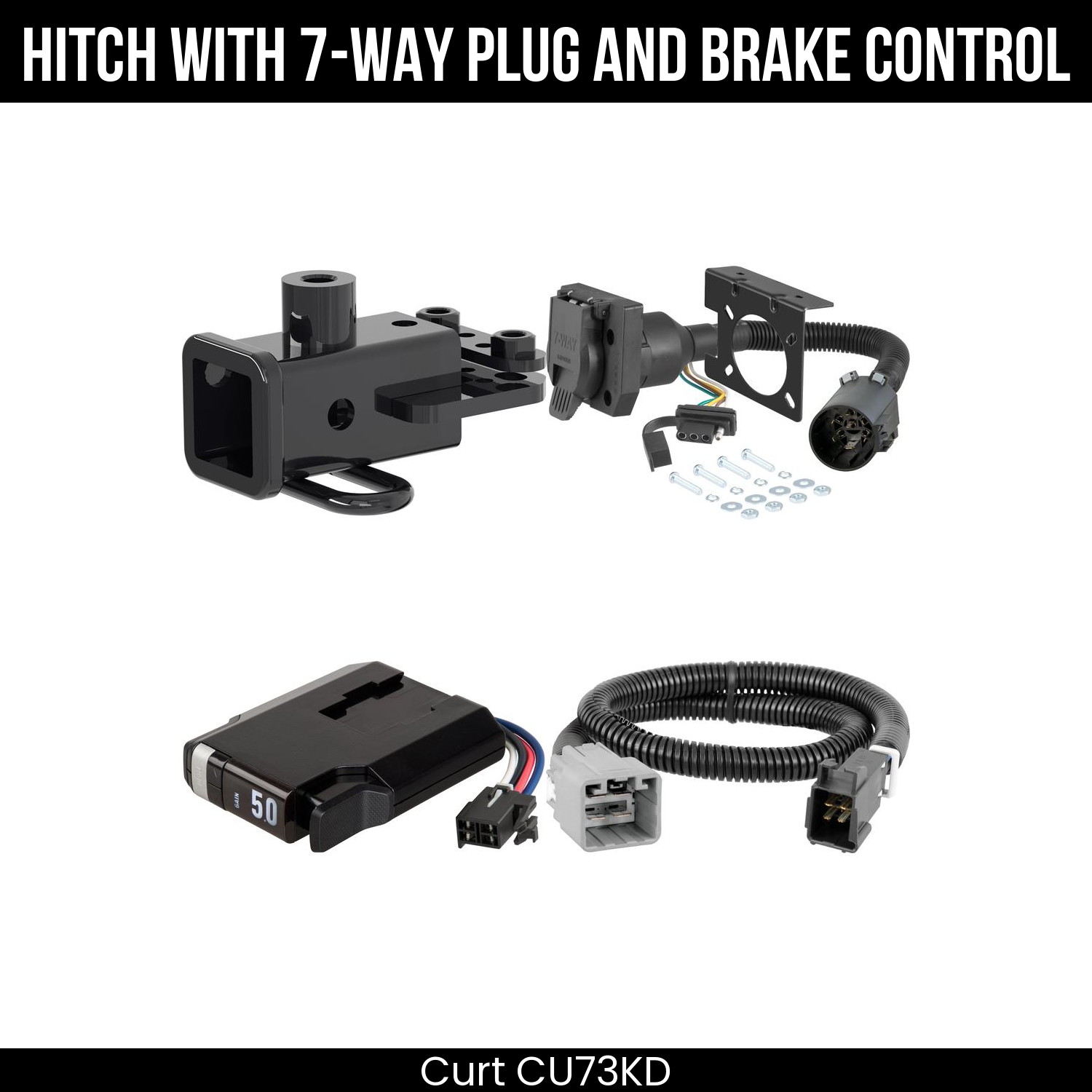 Trailer Hitch , 7-Way , TriFlex NEXT Brake Control
